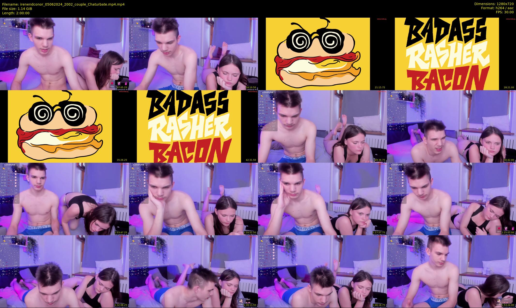 irenendconor — 120 minute Chaturbate couple cam show recording, 720p, Jun 5, 2024