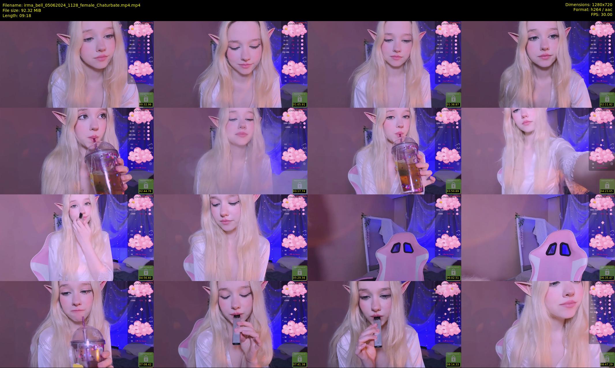 irma_bell — 10 minute Chaturbate female cam show recording, 720p, Jun 5, 2024