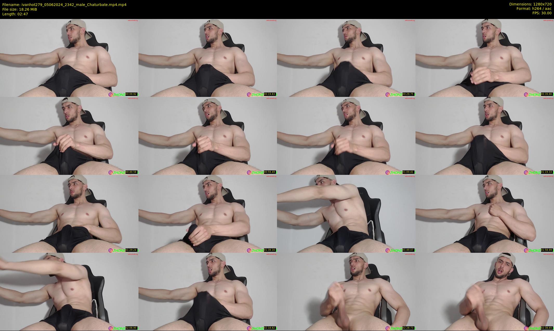 ivanhot279 — 3 minute Chaturbate male cam show recording, 720p, Jun 5, 2024
