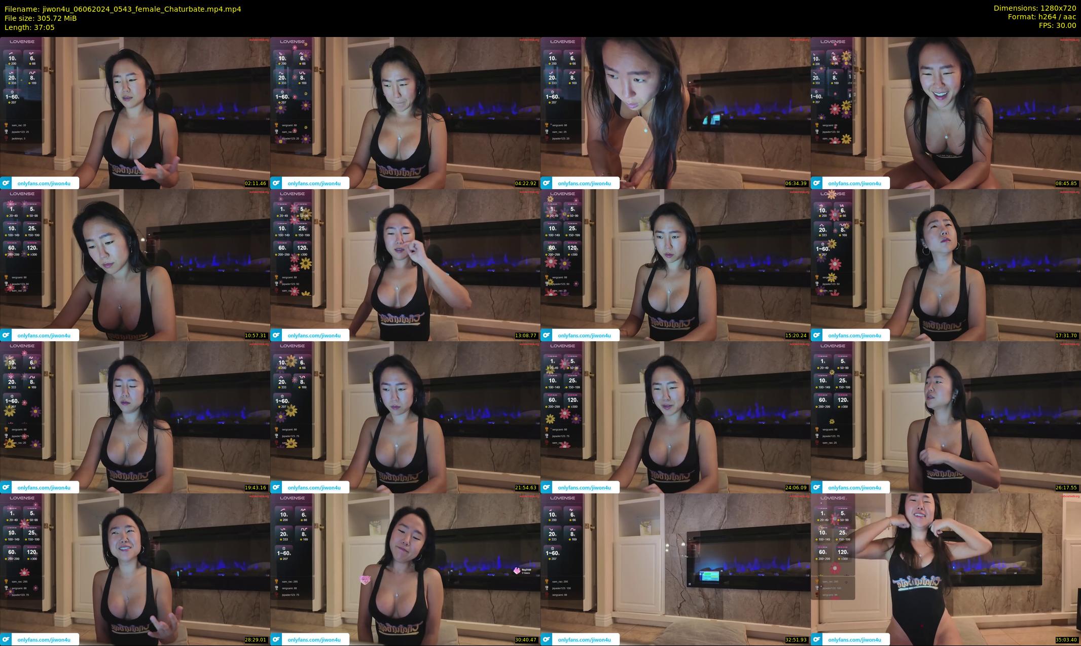 jiwon4u — 38 minute Chaturbate female cam show recording, 720p, Jun 6, 2024