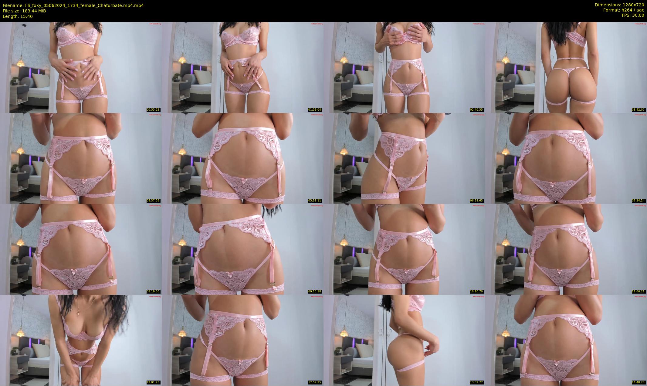 lili_foxy — 16 minute Chaturbate female cam show recording, 720p, Jun 5, 2024