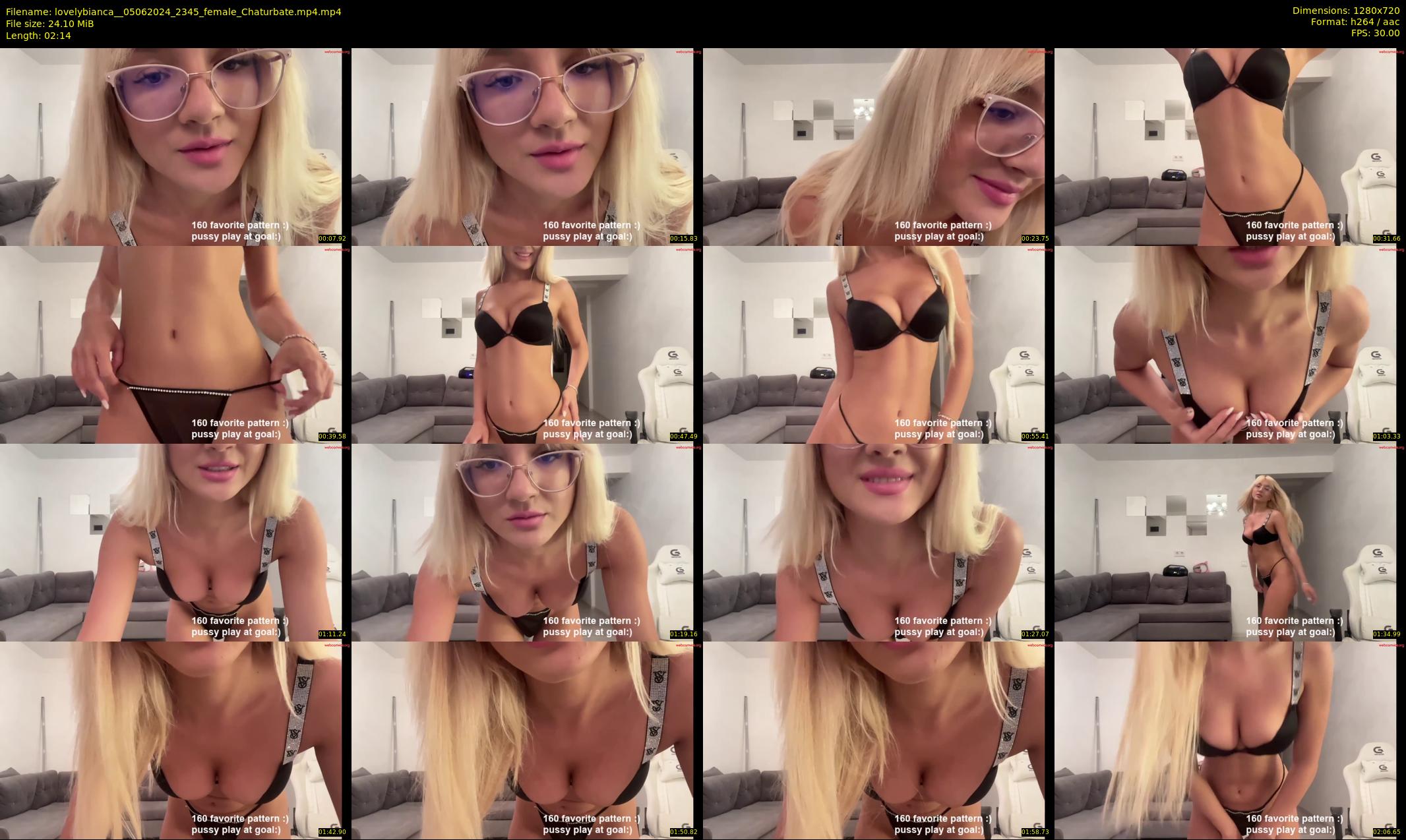 lovelybianca_ — 3 minute Chaturbate female cam show recording, 720p, Jun 5, 2024