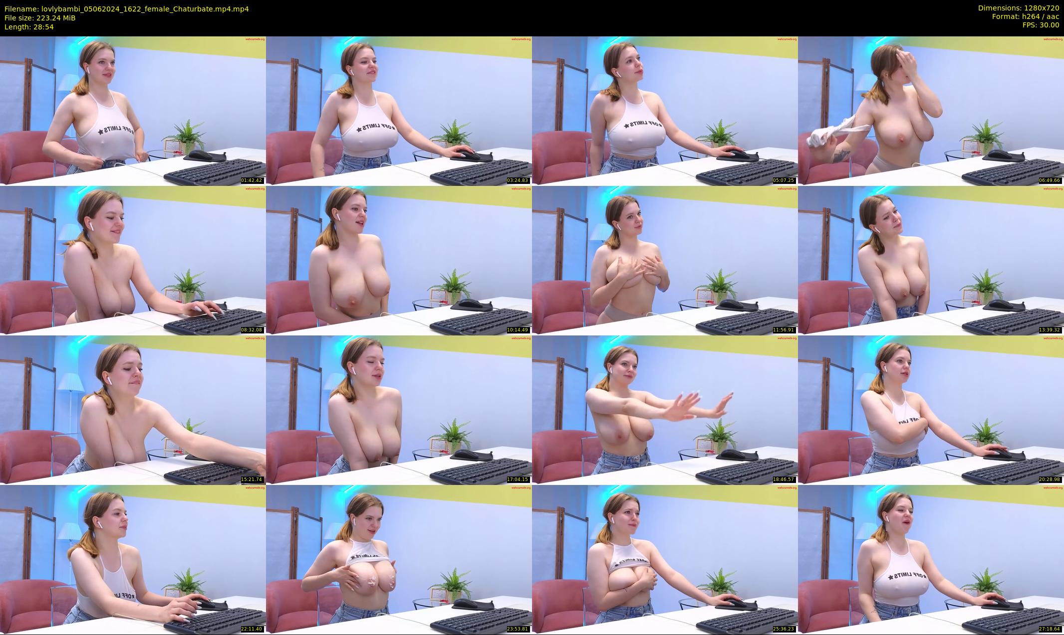 lovlybambi — 29 minute Chaturbate female cam show recording, 720p, Jun 5, 2024
