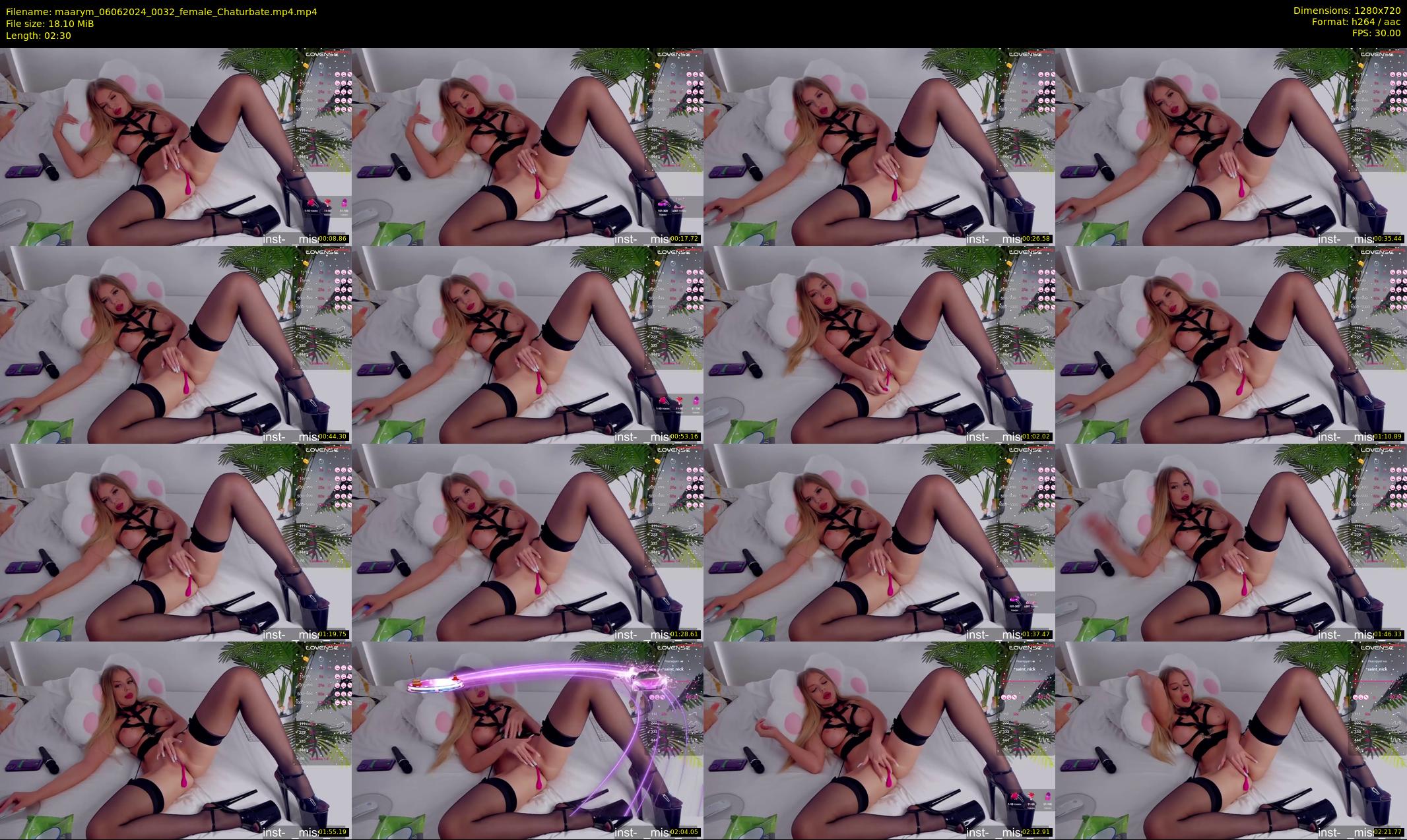 maarym — 3 minute Chaturbate couple cam show recording, 720p, Jun 6, 2024