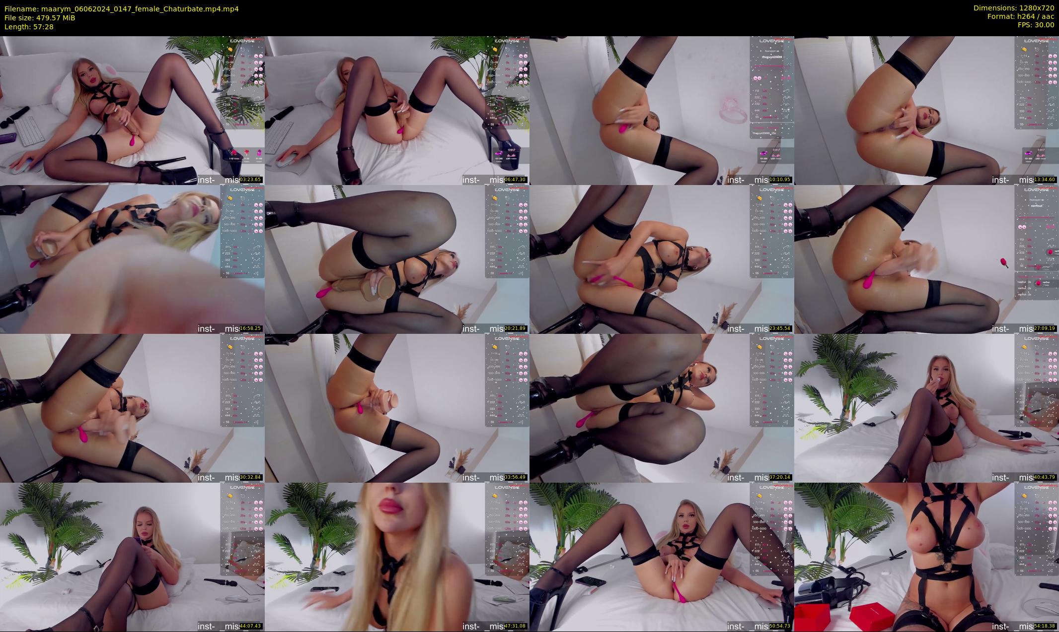 maarym — 58 minute Chaturbate couple cam show recording, 720p, Jun 6, 2024