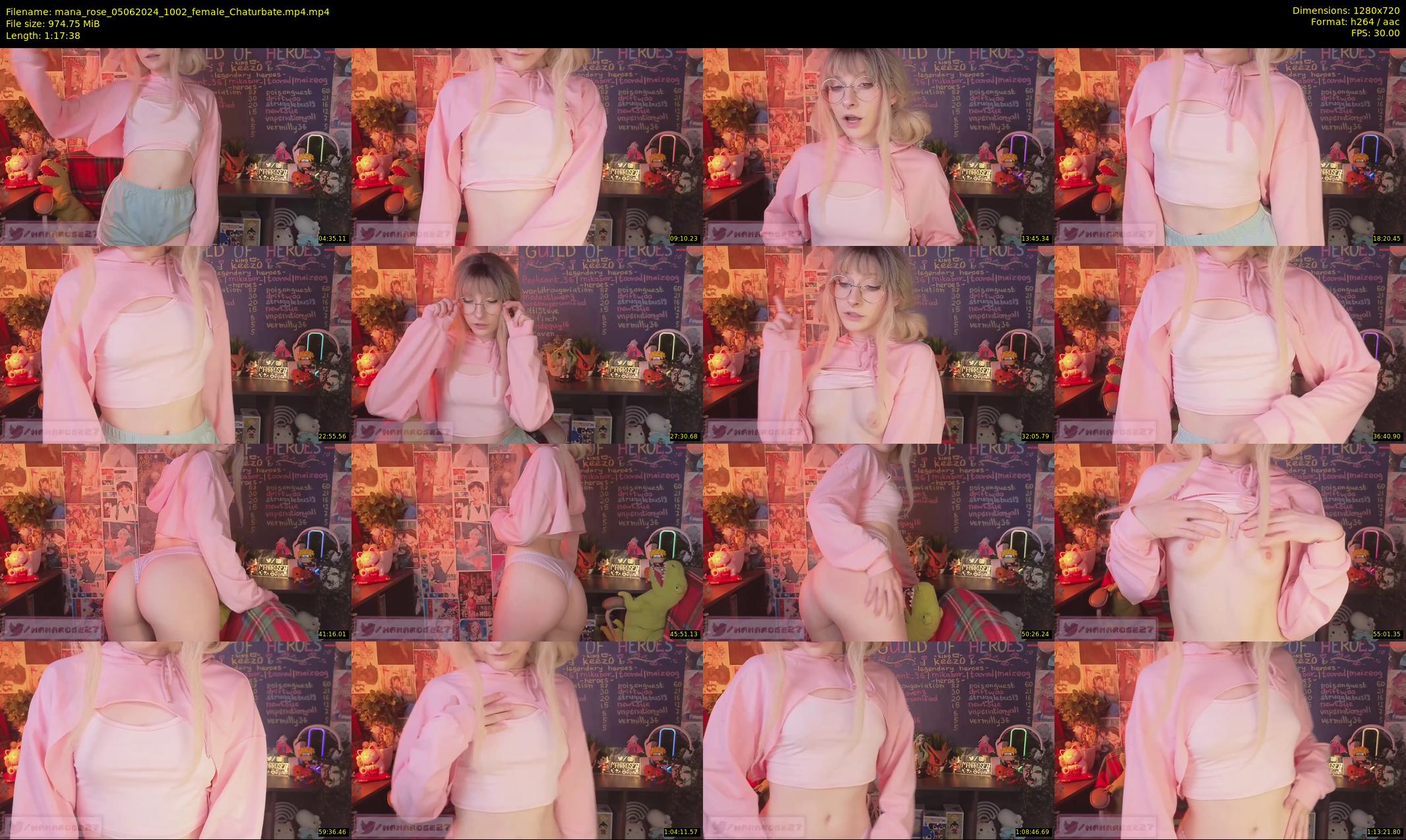 mana_rose — 78 minute Chaturbate female cam show recording, 720p, Jun 5, 2024
