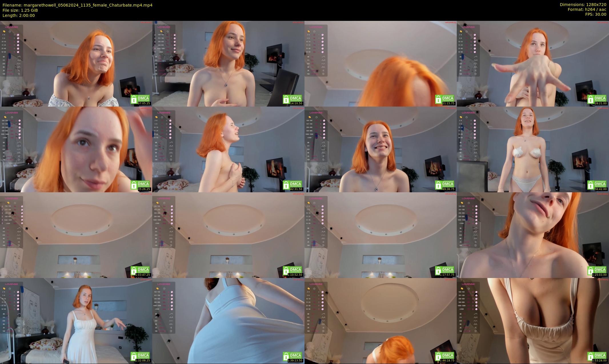 margarethowell — 120 minute Chaturbate female cam show recording, 720p, Jun 5, 2024