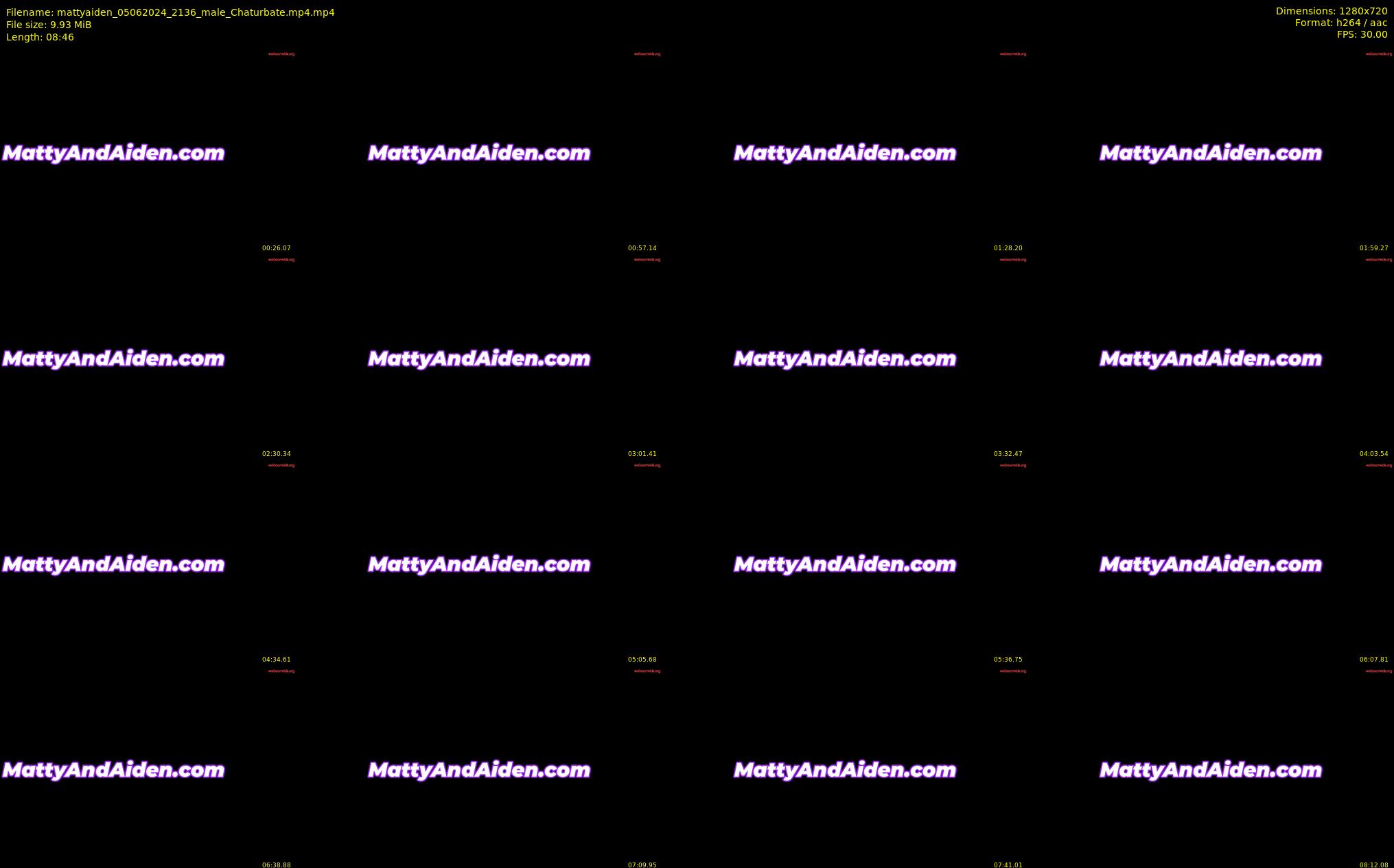 mattyaiden — 9 minute Chaturbate male cam show recording, 720p, Jun 5, 2024
