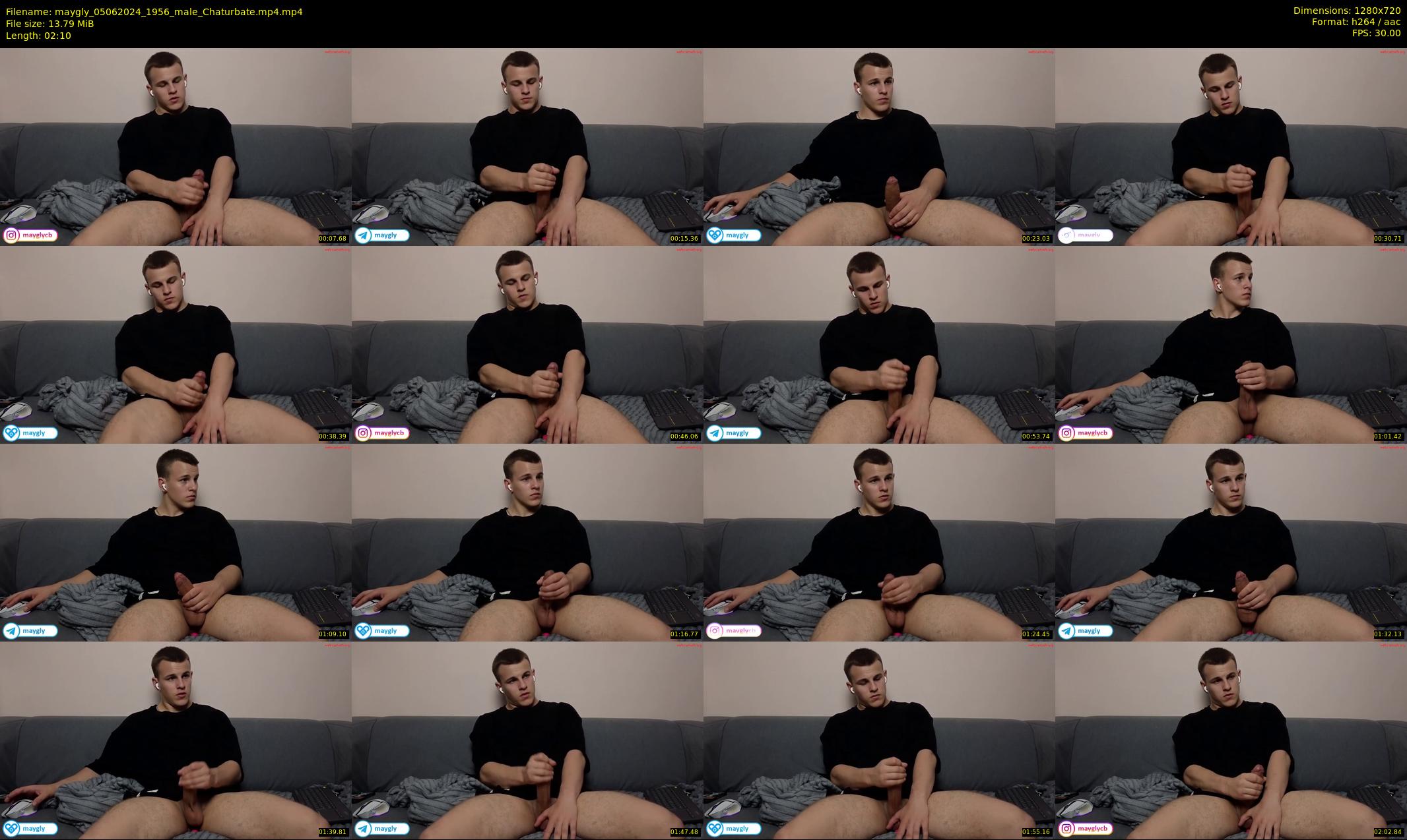 maygly — 3 minute Chaturbate male cam show recording, 720p, Jun 5, 2024