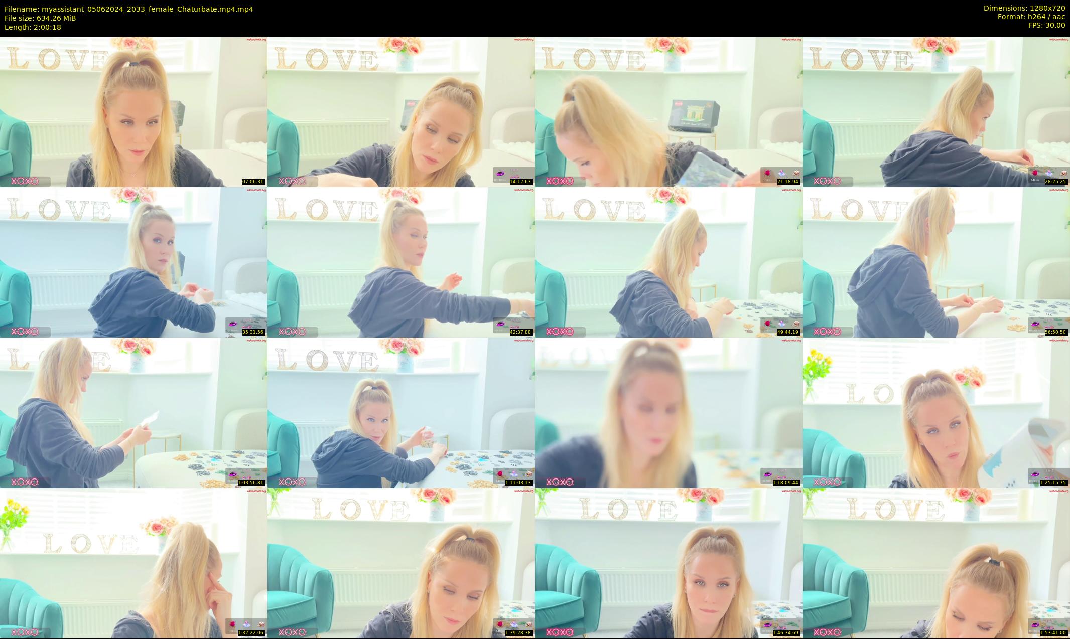 myassistant — 121 minute Chaturbate female cam show recording, 720p, Jun 5, 2024