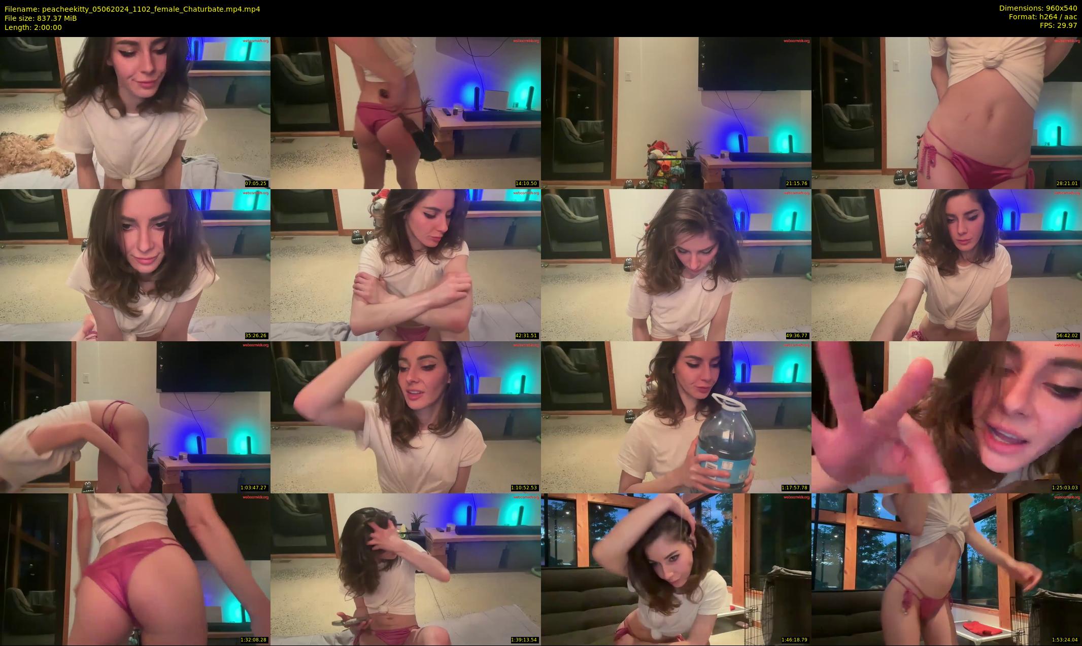 peacheekitty — 120 minute Chaturbate female cam show recording, 480p, Jun 5, 2024