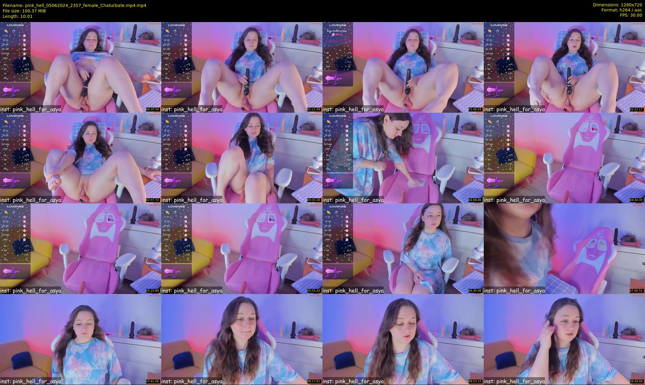 pink_hell — 11 minute Chaturbate female cam show recording, 720p, Jun 5, 2024