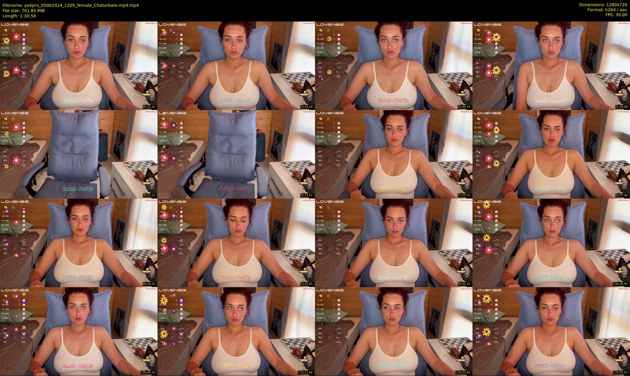 ps4pro — 91 minute Chaturbate female cam show recording, 720p, Jun 5, 2024