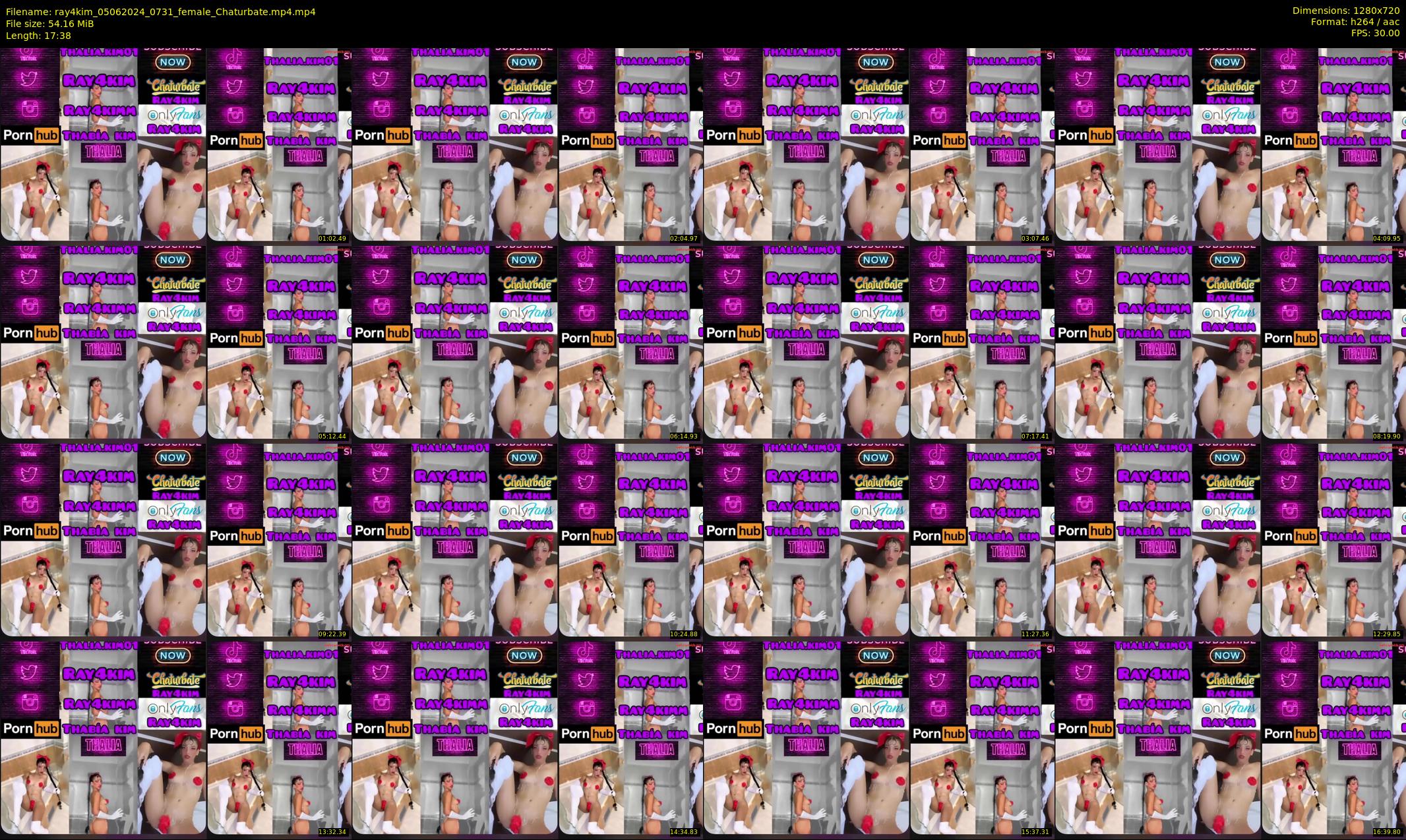 ray4kim — 18 minute Chaturbate couple cam show recording, 720p, Jun 5, 2024