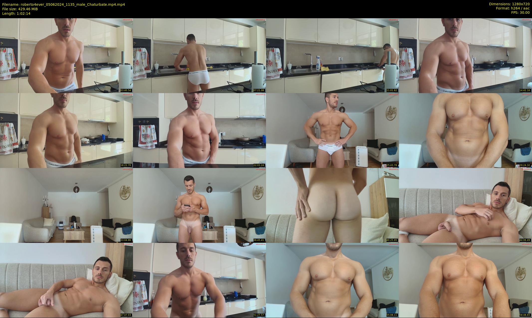 roberto4ever — 63 minute Chaturbate male cam show recording, 720p, Jun 5, 2024