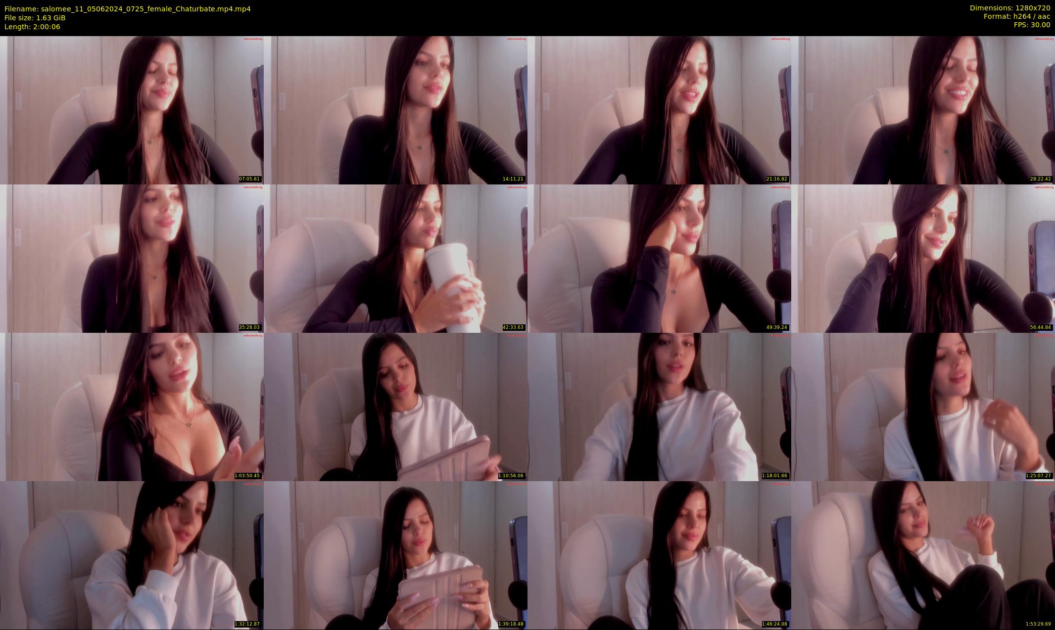 salomee_11 — 121 minute Chaturbate female cam show recording, 720p, Jun 5, 2024