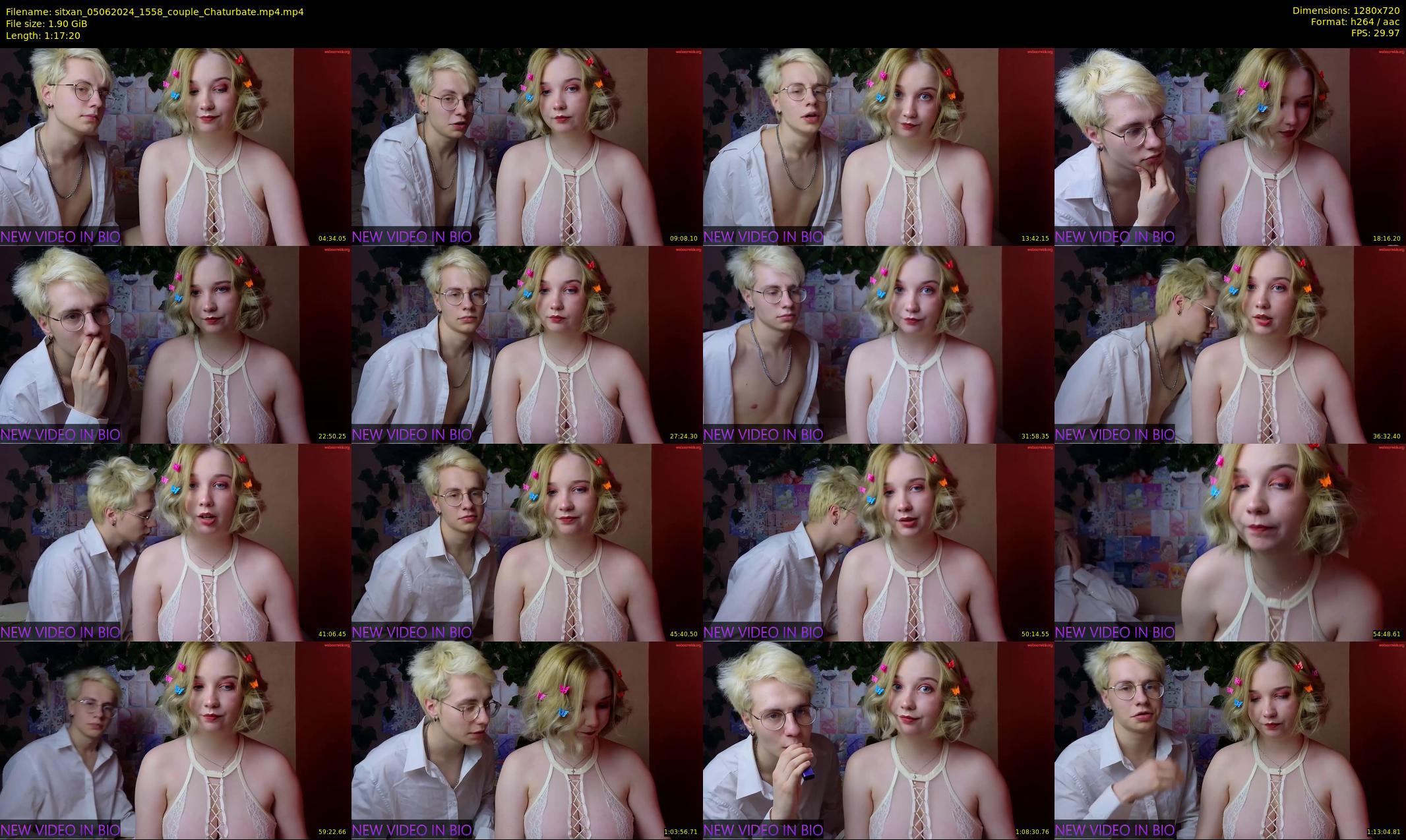 sitxan — 78 minute Chaturbate female cam show recording, 720p, Jun 5, 2024