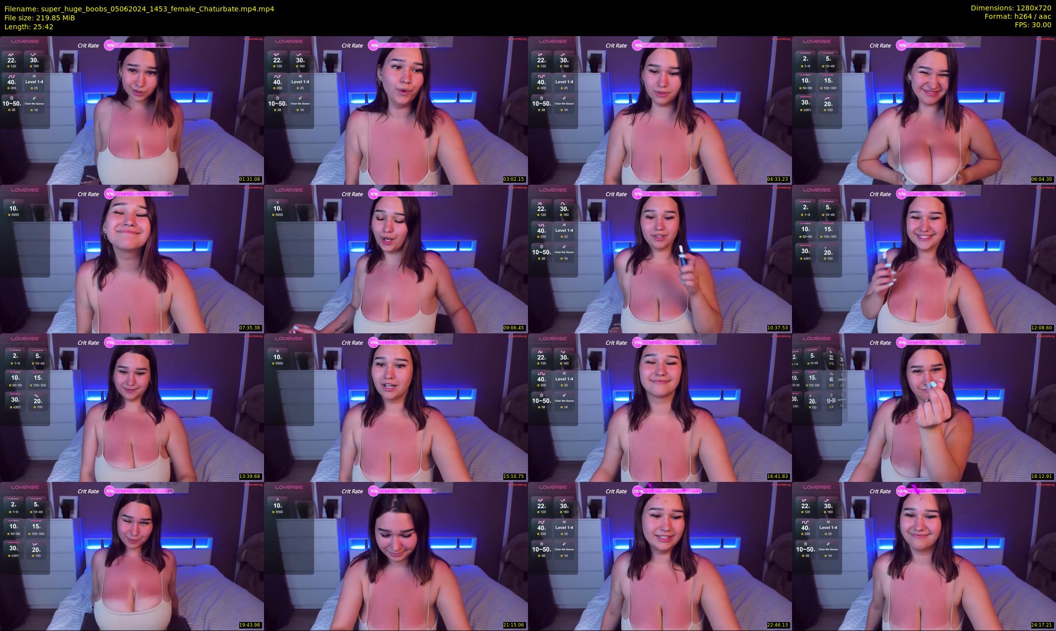 super_huge_boobs — 26 minute Chaturbate female cam show recording, 720p, Jun 5, 2024