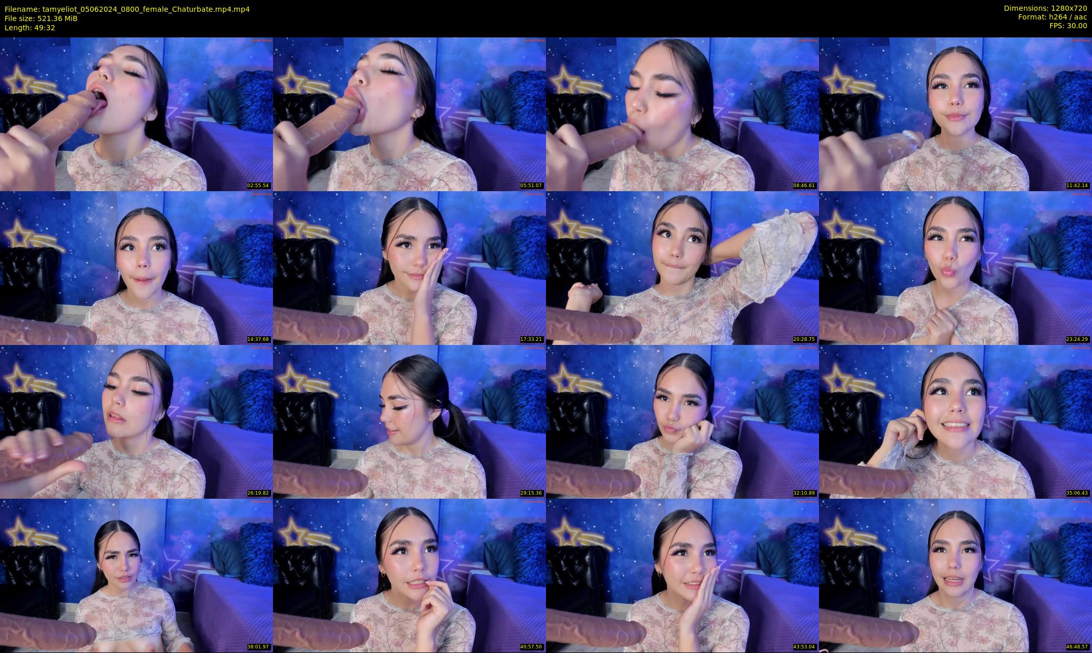 tamyeliot — 50 minute Chaturbate female cam show recording, 720p, Jun 5, 2024