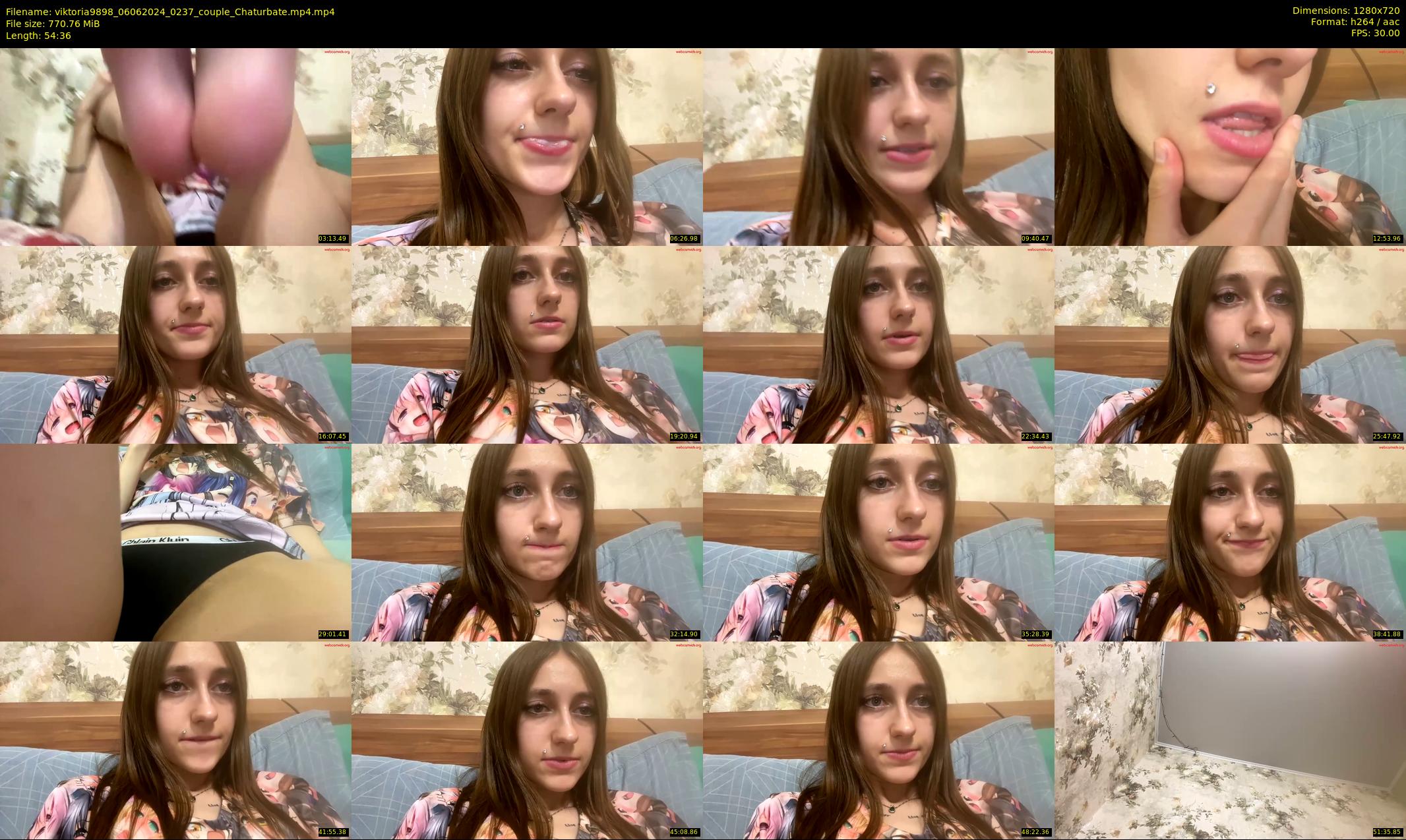 viktoria9898 — 55 minute Chaturbate couple cam show recording, 720p, Jun 6, 2024
