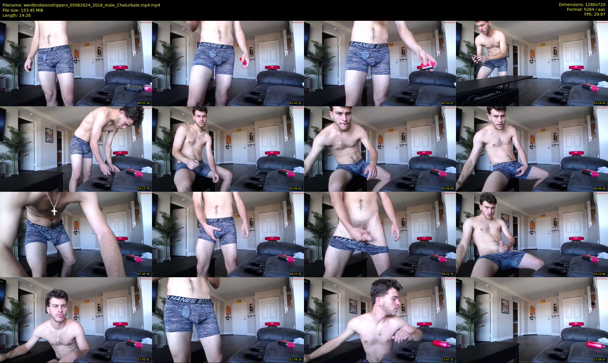 wentbrokeonstrippers — 15 minute Chaturbate male cam show recording, 720p, Jun 5, 2024