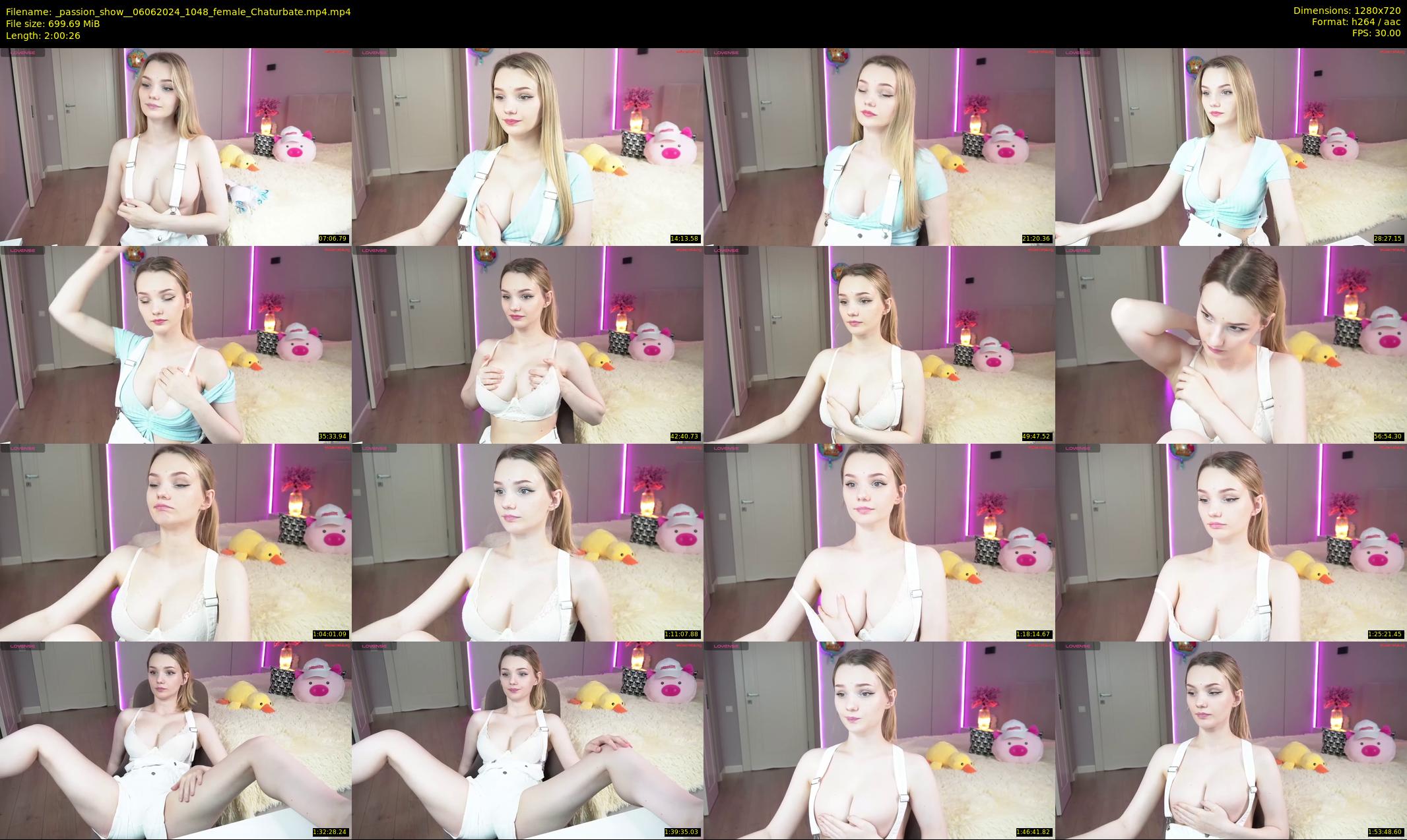 _passion_show_ — 121 minute Chaturbate couple cam show recording, 720p, Jun 6, 2024