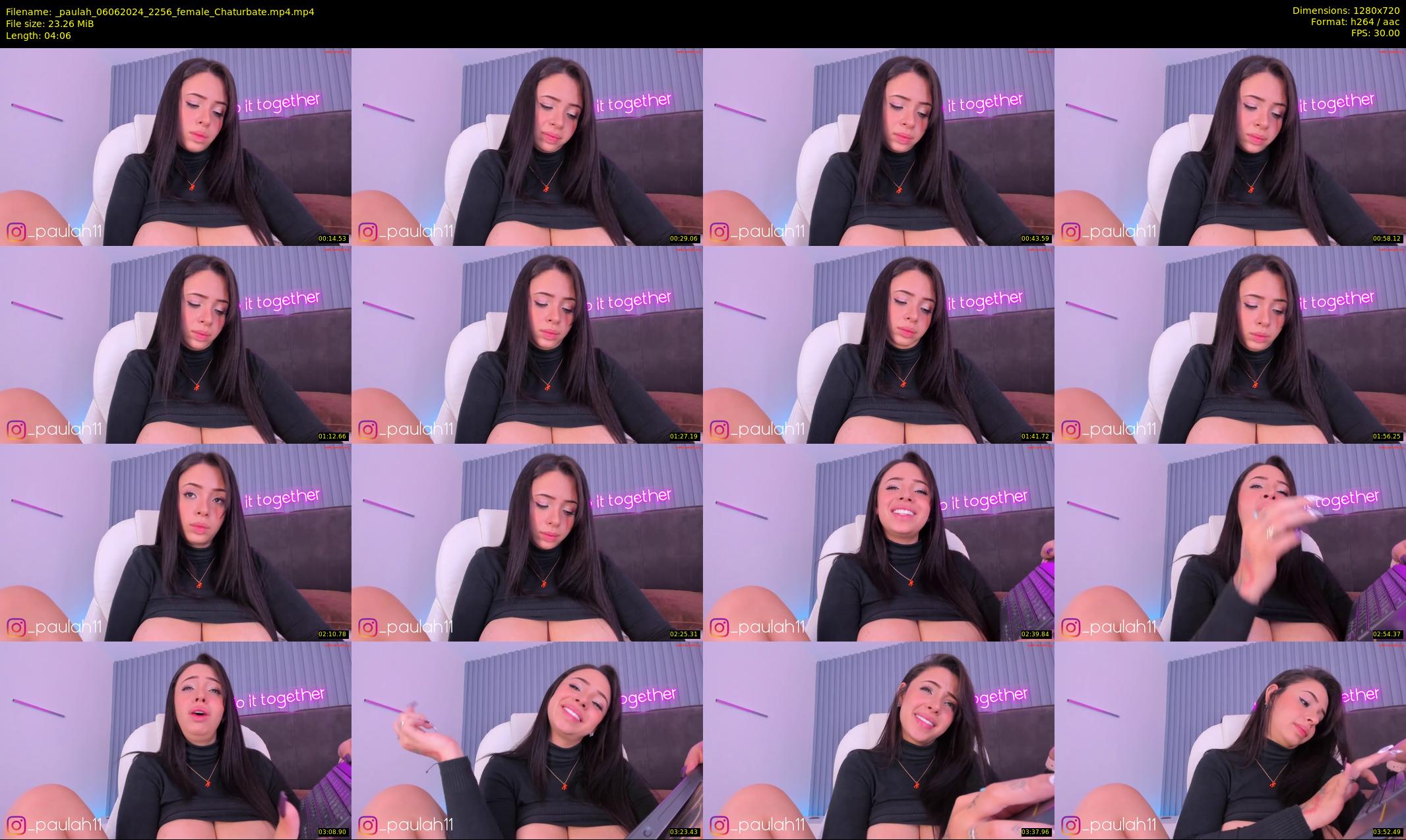 _paulah — 5 minute Chaturbate female cam show recording, 720p, Jun 6, 2024