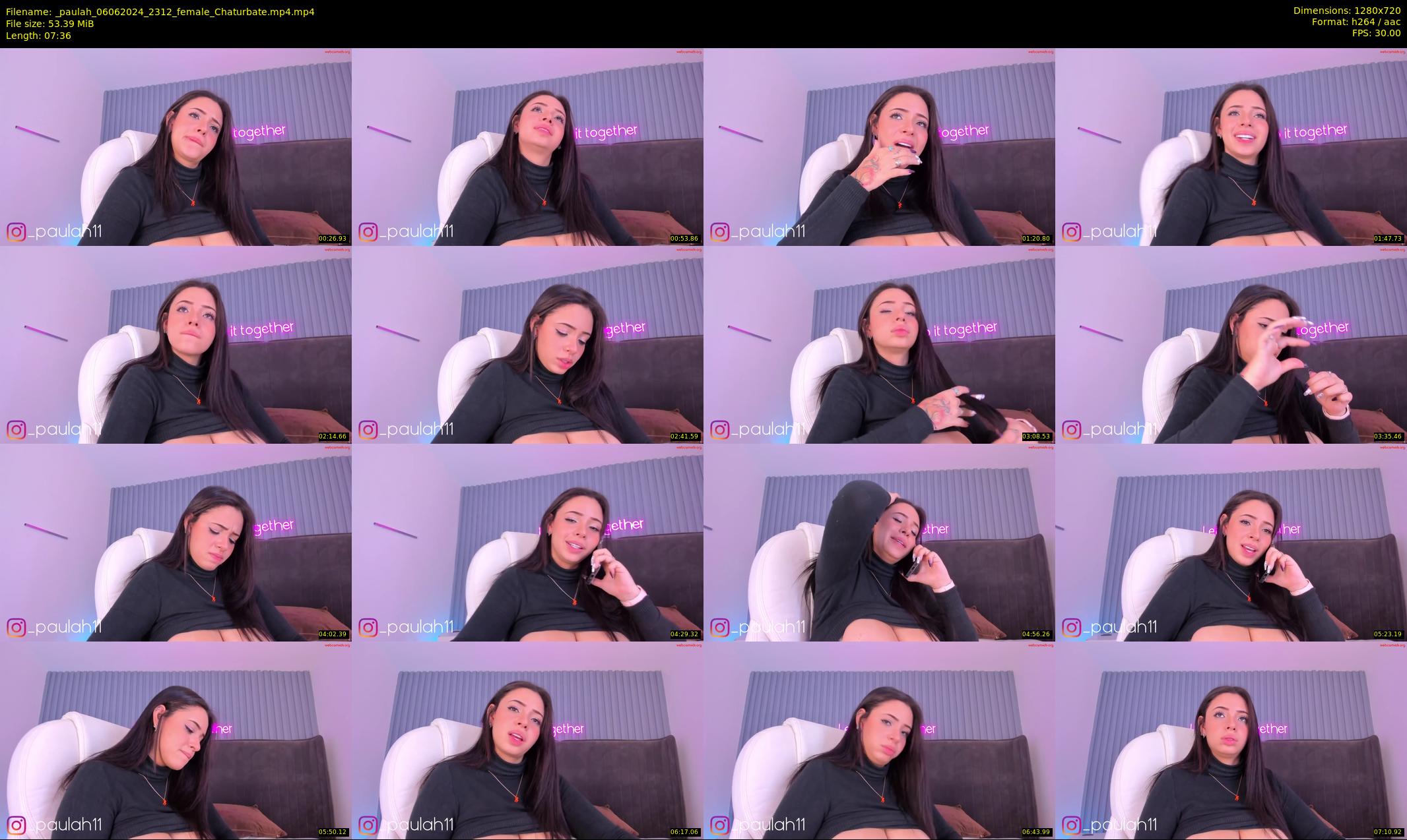_paulah — 8 minute Chaturbate female cam show recording, 720p, Jun 6, 2024