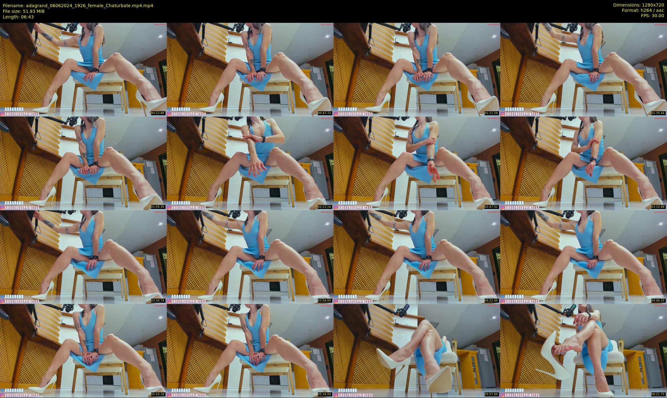 adagrand — 7 minute Chaturbate female cam show recording, 720p, Jun 6, 2024