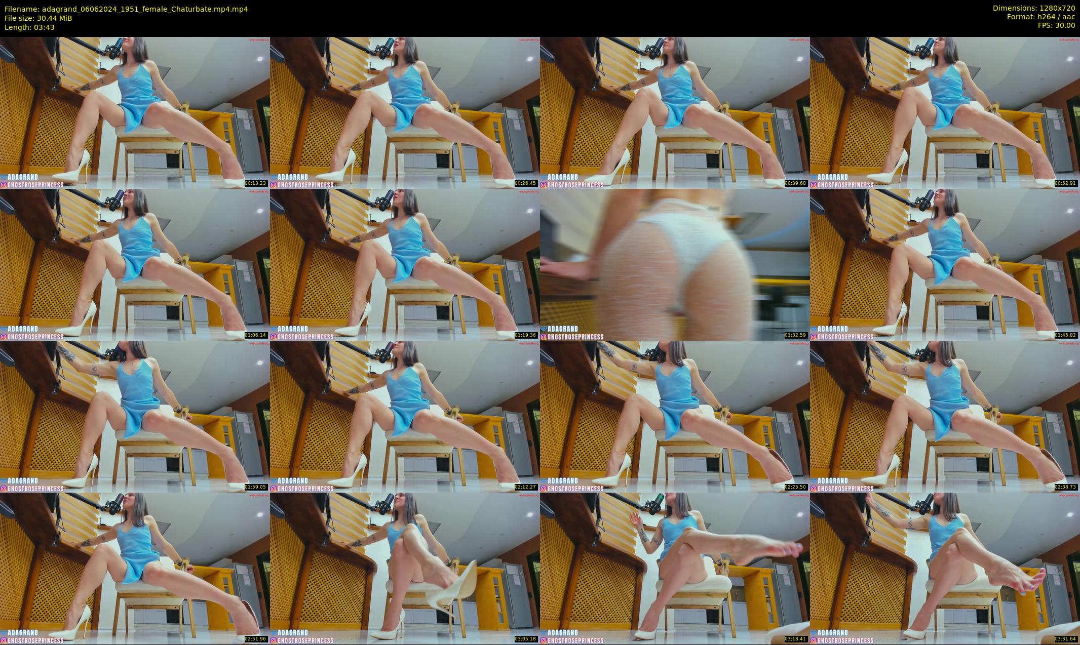adagrand — 4 minute Chaturbate female cam show recording, 720p, Jun 6, 2024
