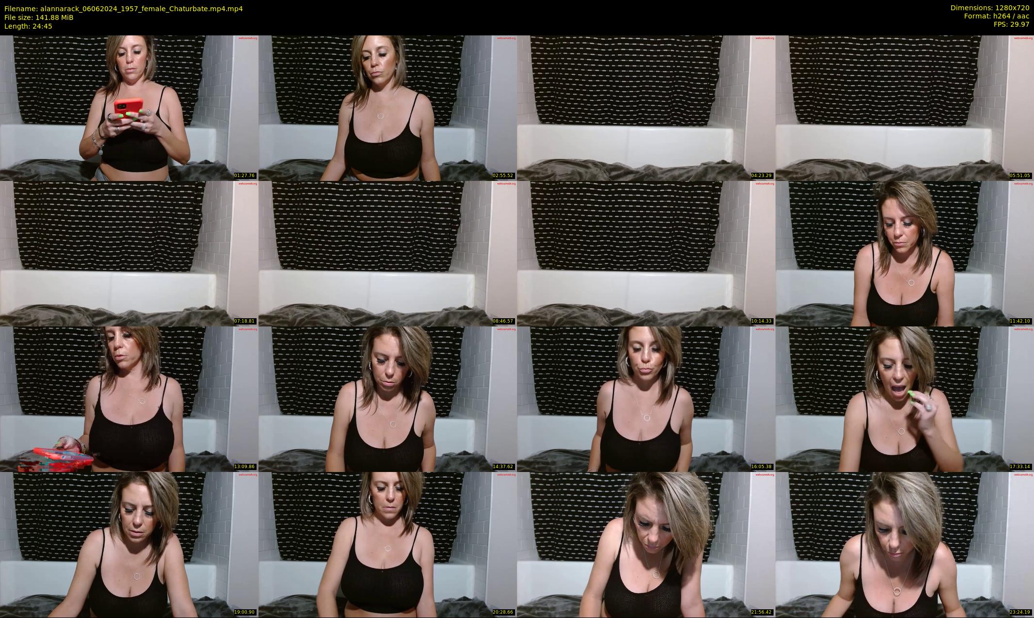 alannarack — 25 minute Chaturbate female cam show recording, 720p, Jun 6, 2024