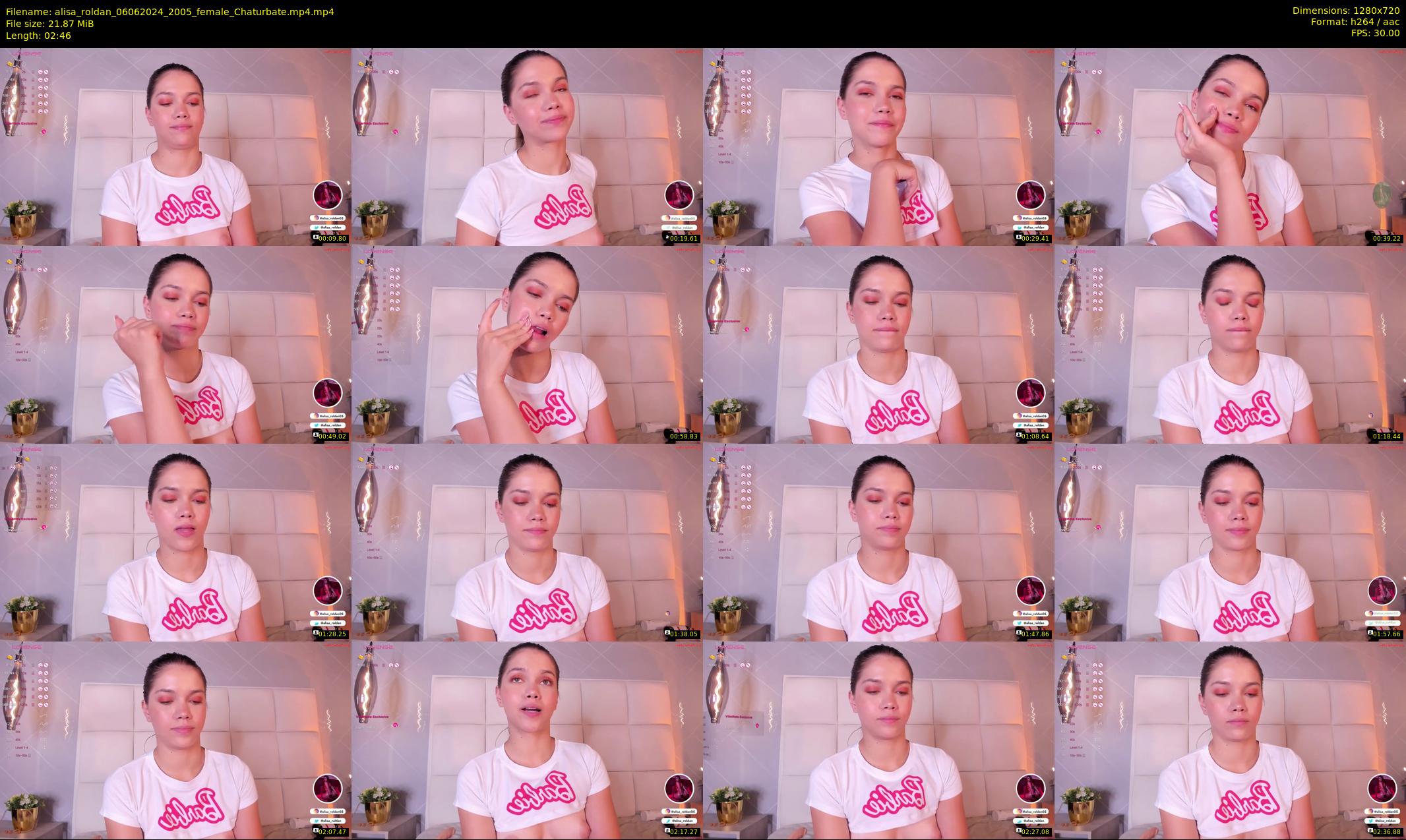 alisa_roldan — 3 minute Chaturbate female cam show recording, 720p, Jun 6, 2024