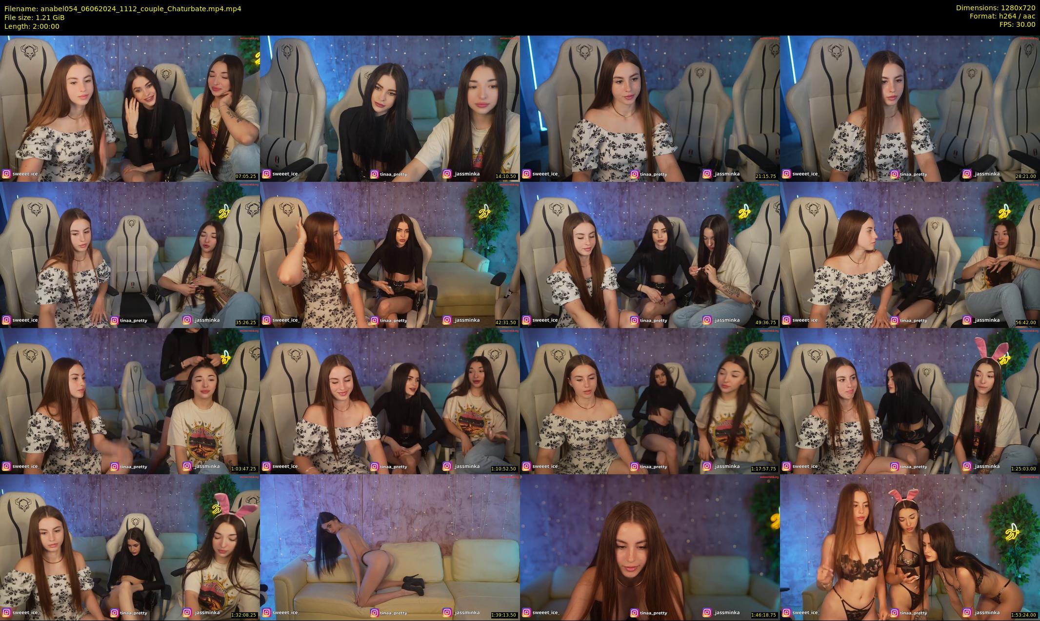 anabel054 — 120 minute Chaturbate female cam show recording, 720p, Jun 6, 2024