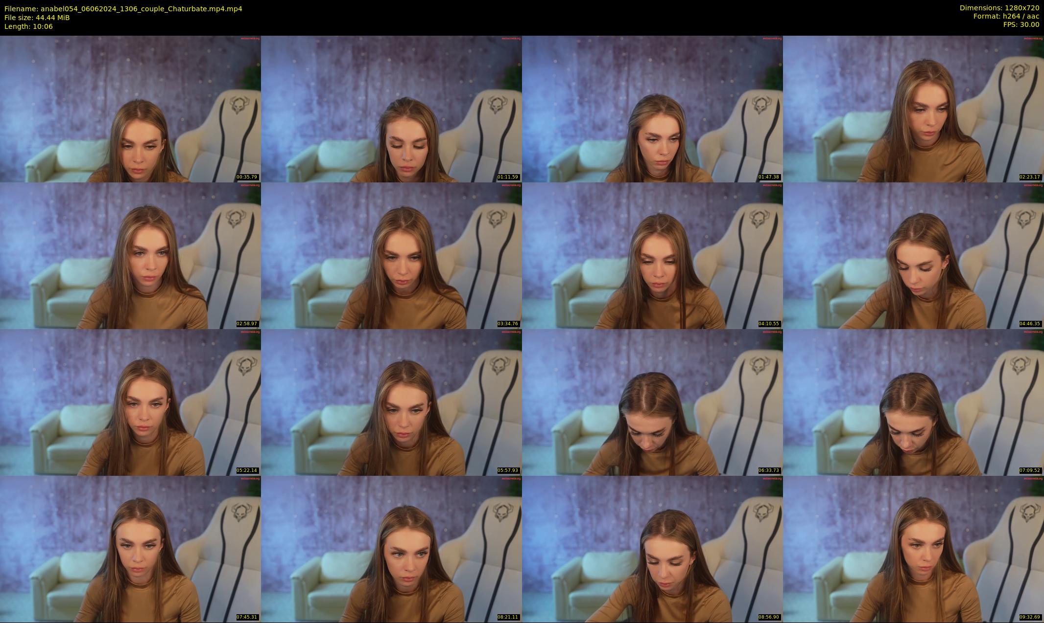 anabel054 — 11 minute Chaturbate female cam show recording, 720p, Jun 6, 2024