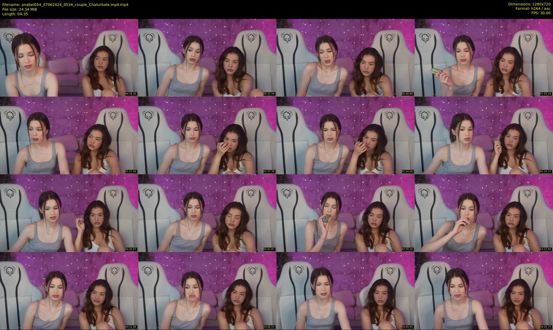 anabel054 — 5 minute Chaturbate female cam show recording, 720p, Jun 7, 2024