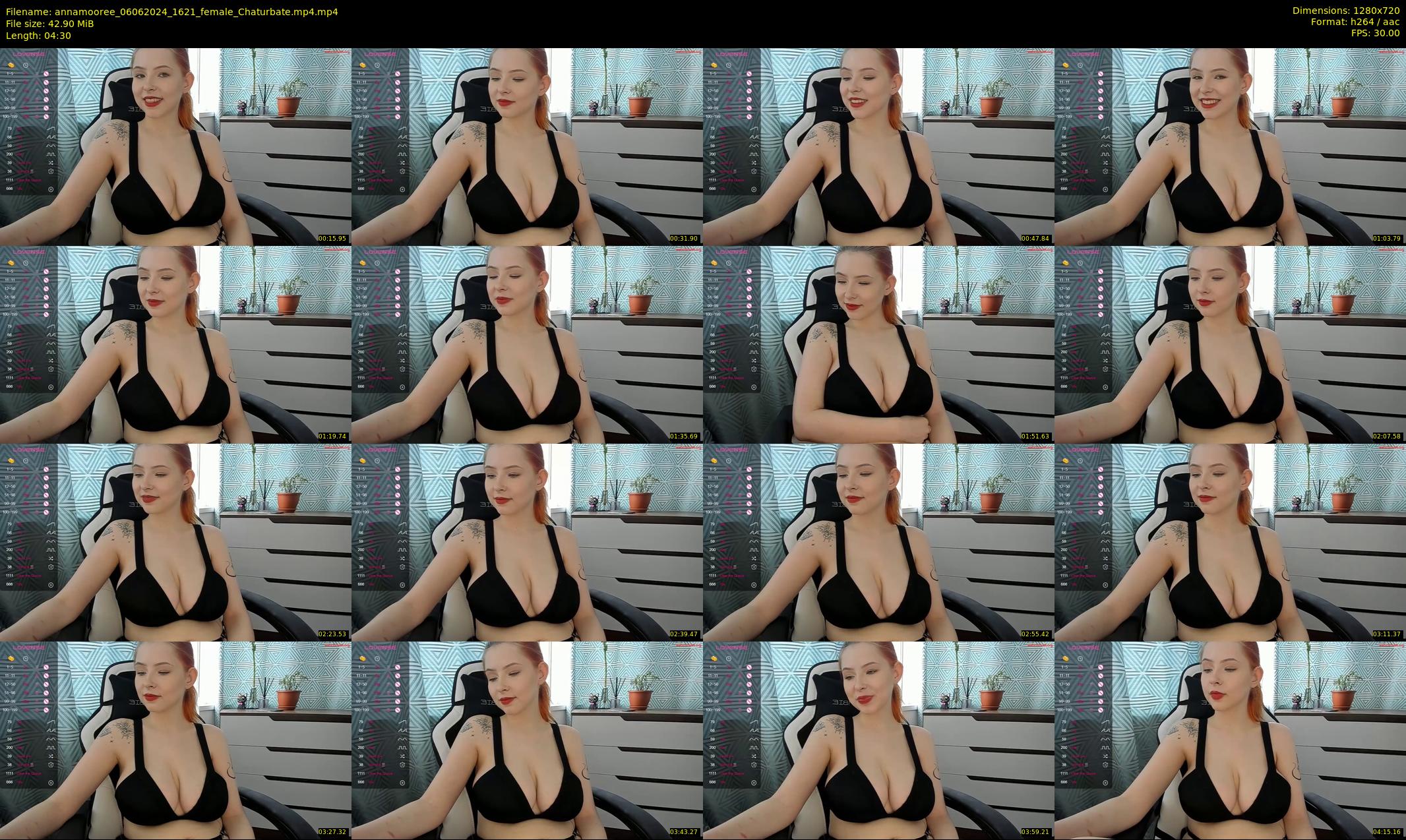 annamooree — 5 minute Chaturbate female cam show recording, 720p, Jun 6, 2024