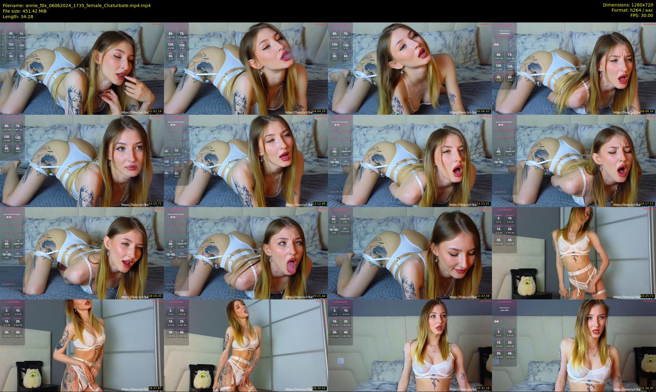 annie_f0x — 35 minute Chaturbate female cam show recording, 720p, Jun 6, 2024