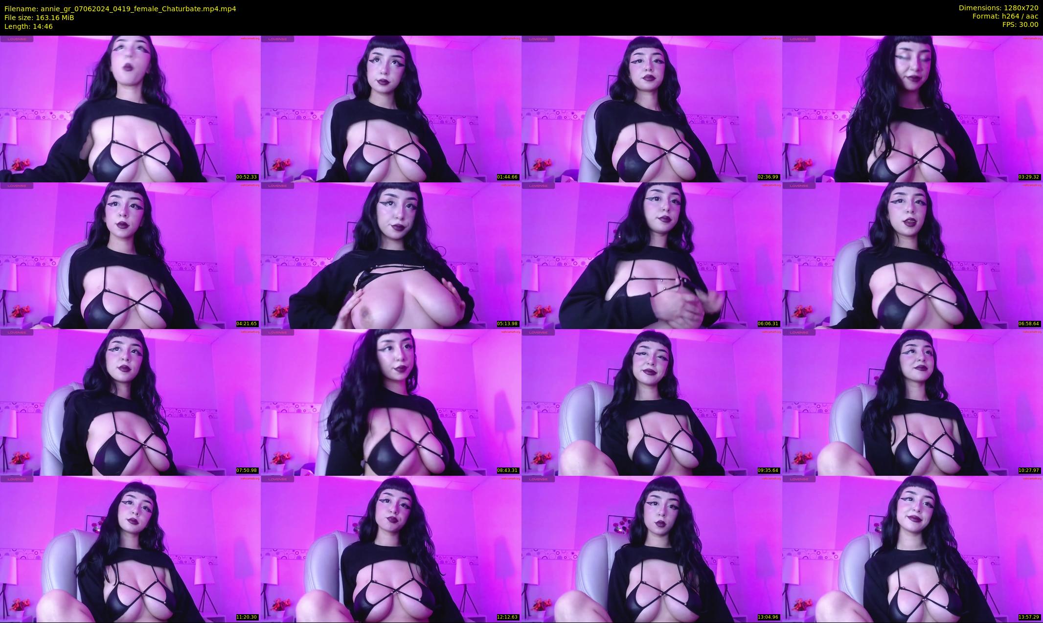 annie_gr — 15 minute Chaturbate female cam show recording, 720p, Jun 7, 2024