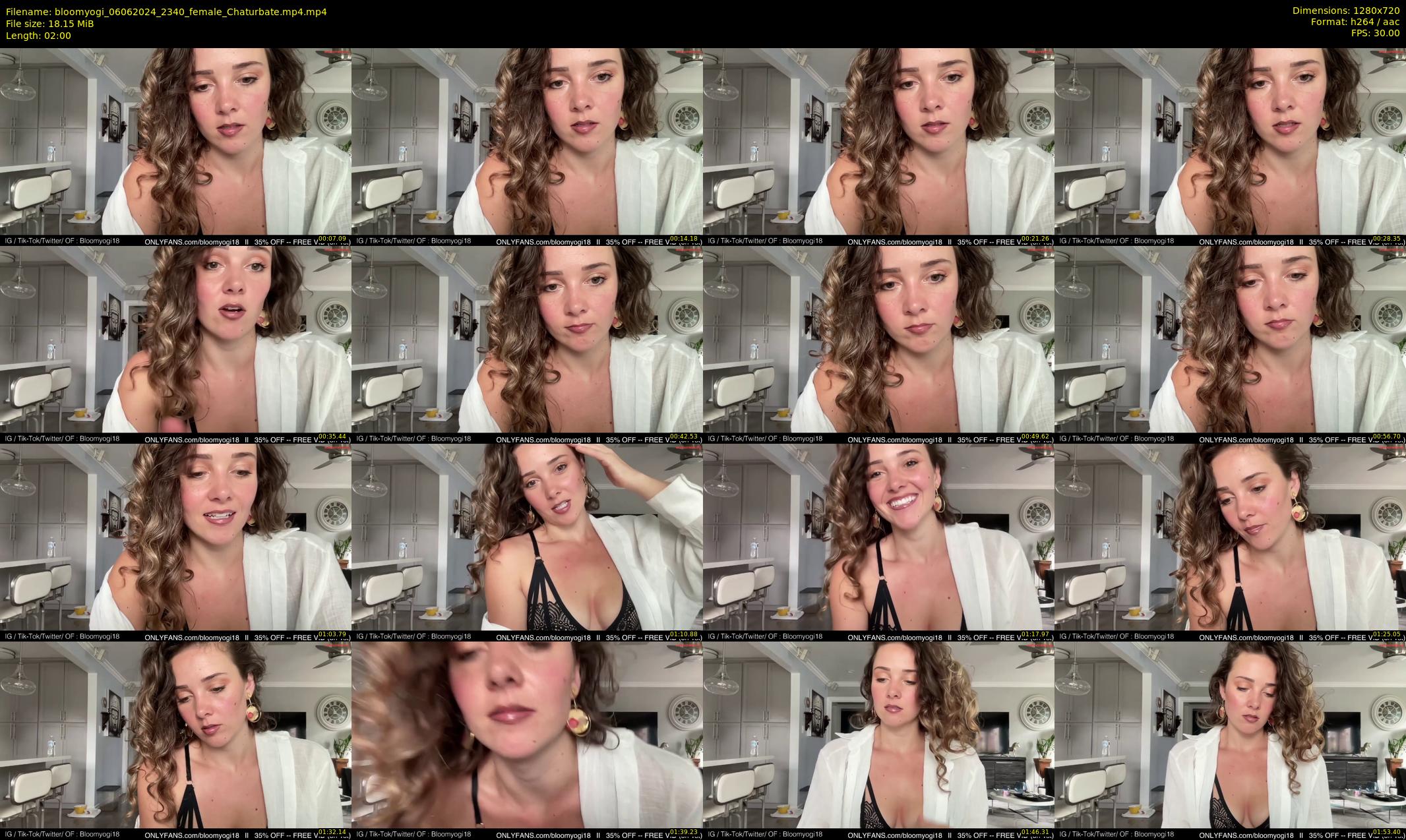 bloomyogi — 2 minute Chaturbate female cam show recording, 720p, Jun 6, 2024