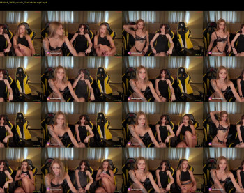 bright_diamonds_054 — 5 minute Chaturbate couple cam show recording, 720p, Jun 6, 2024