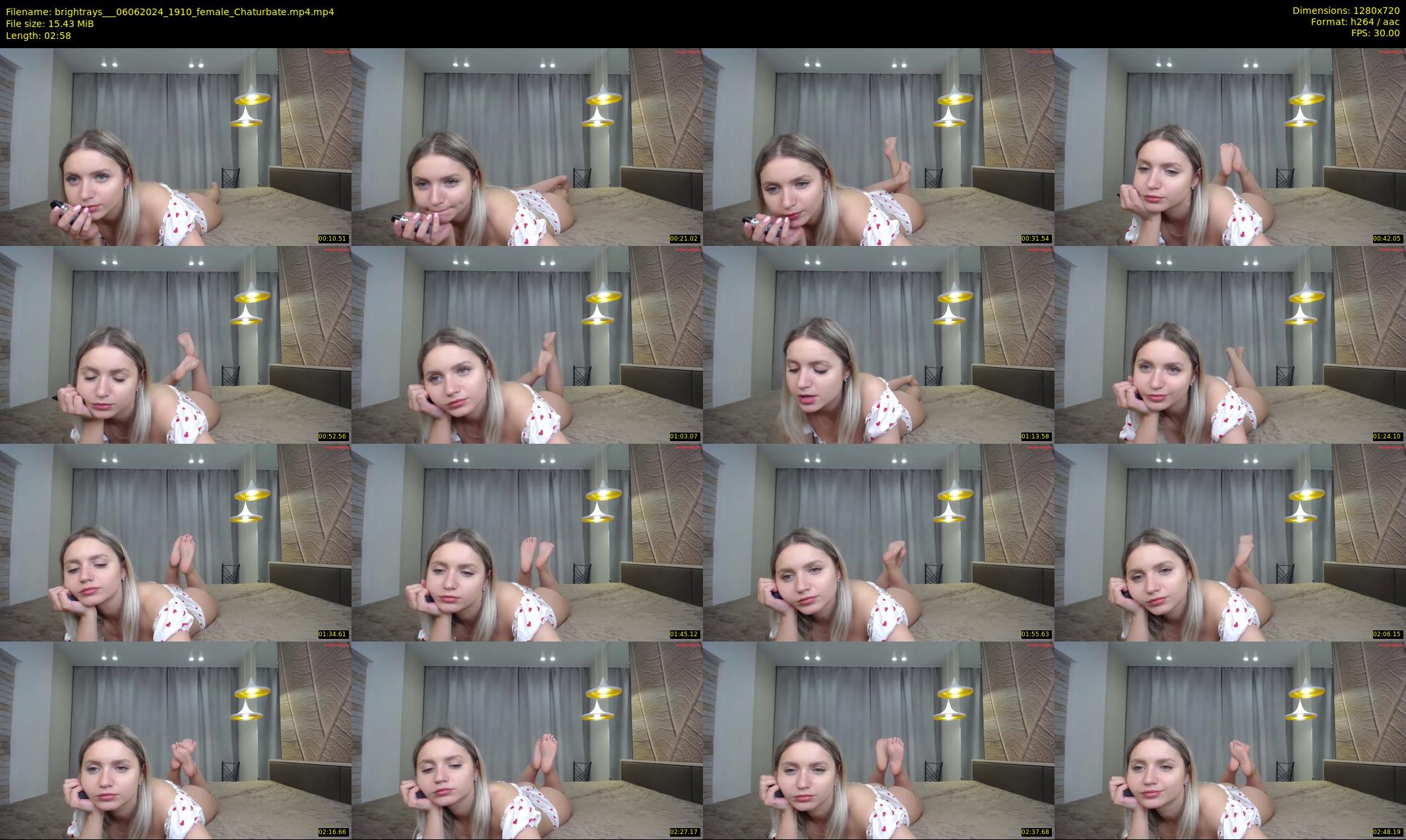 brightrays__ — 3 minute Chaturbate female cam show recording, 720p, Jun 6, 2024