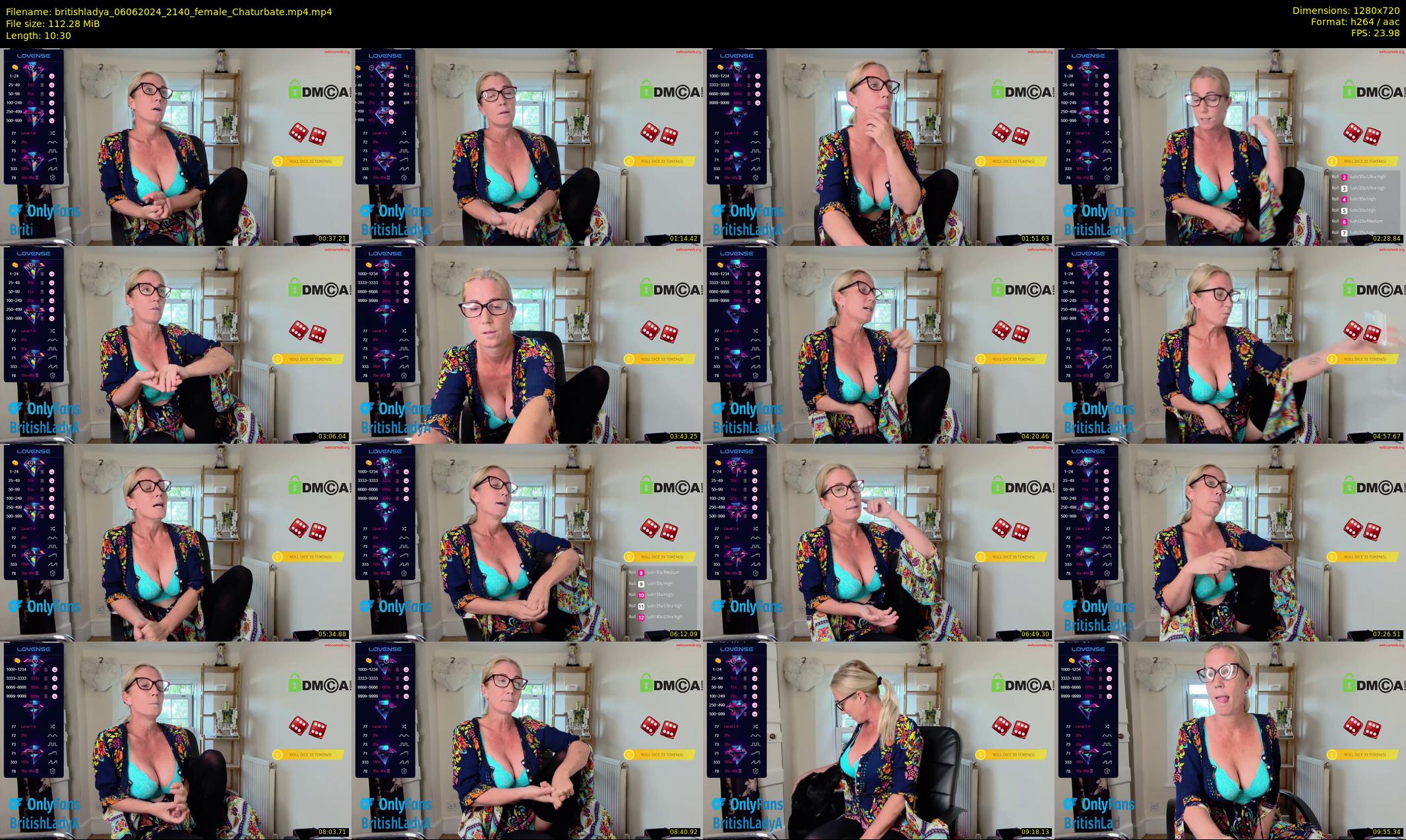 britishladya — 11 minute Chaturbate female cam show recording, 720p, Jun 6, 2024