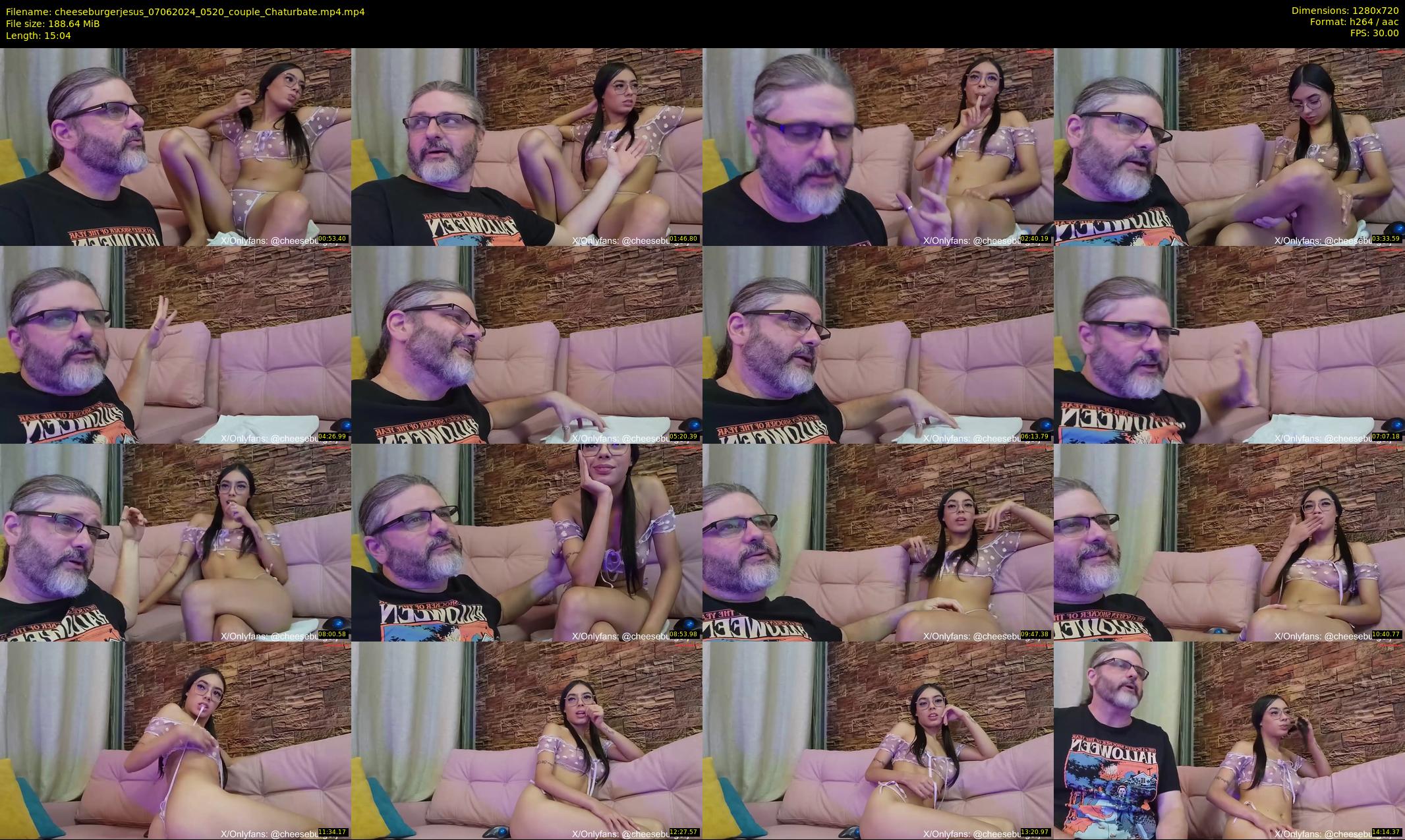 cheeseburgerjesus — 16 minute Chaturbate couple cam show recording, 720p, Jun 7, 2024