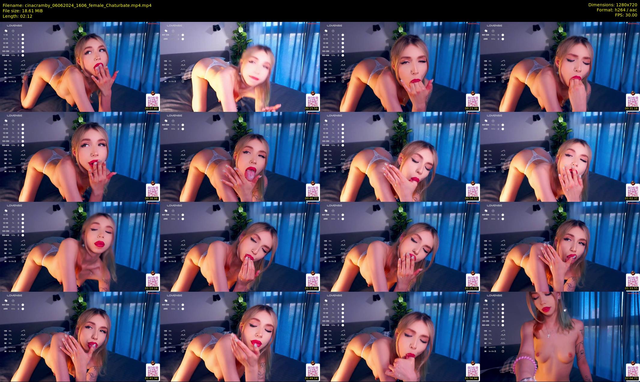 cinacramby — 3 minute Chaturbate female cam show recording, 720p, Jun 6, 2024