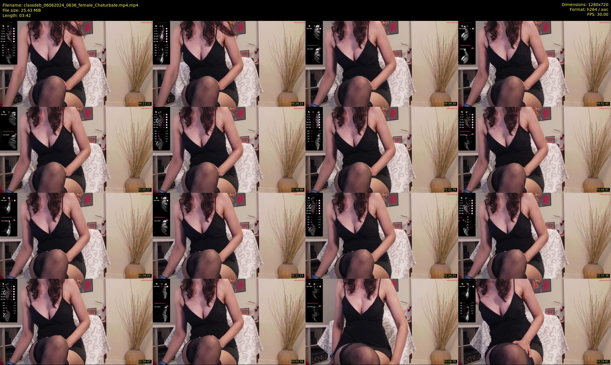 classdeb — 4 minute Chaturbate female cam show recording, 720p, Jun 6, 2024
