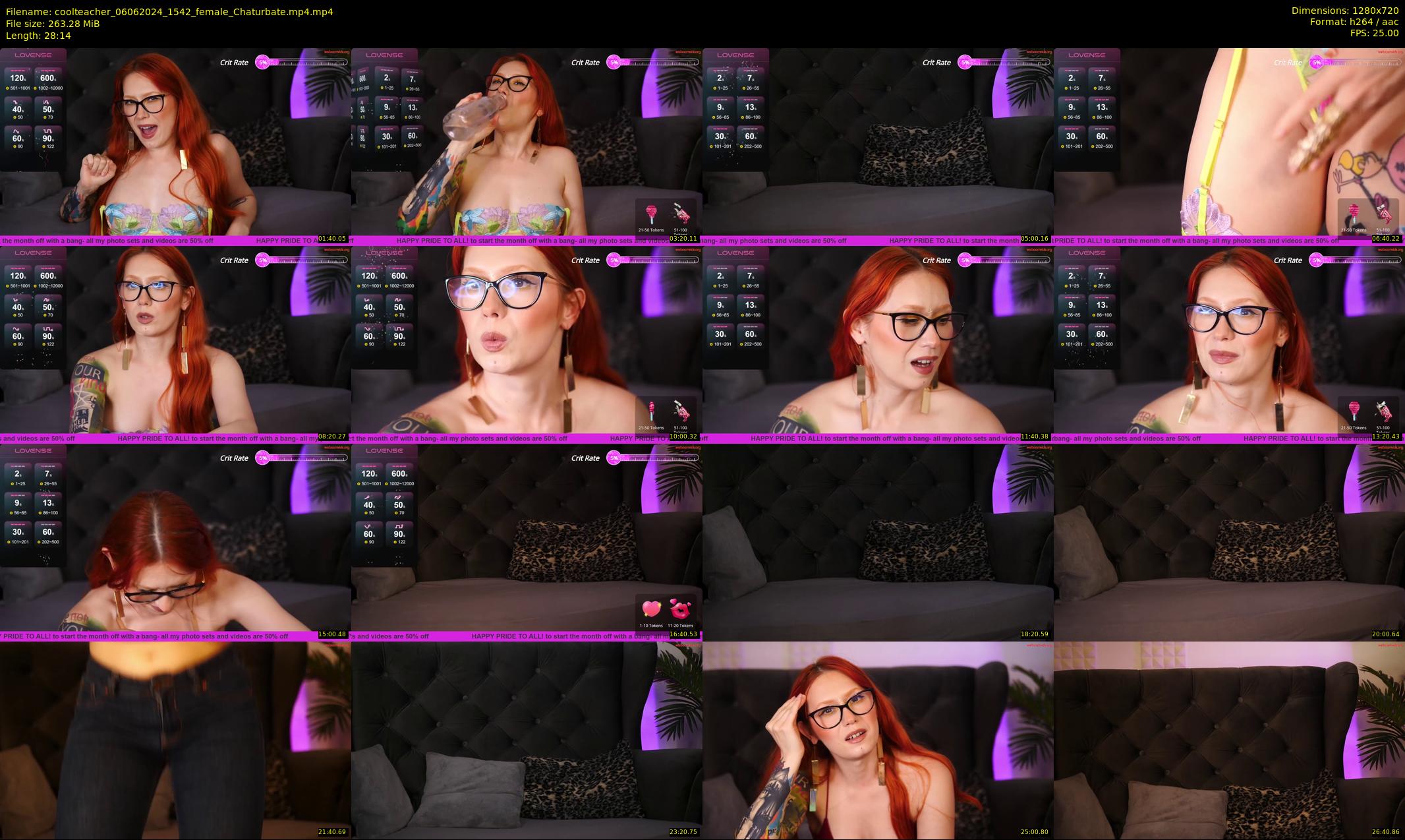 coolteacher — 29 minute Chaturbate female cam show recording, 720p, Jun 6, 2024