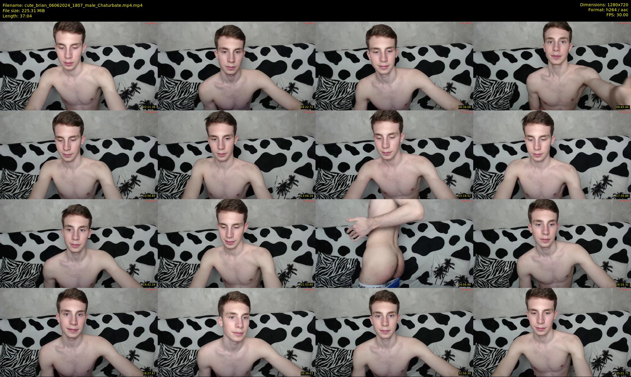 cute_brian — 38 minute Chaturbate male cam show recording, 720p, Jun 6, 2024