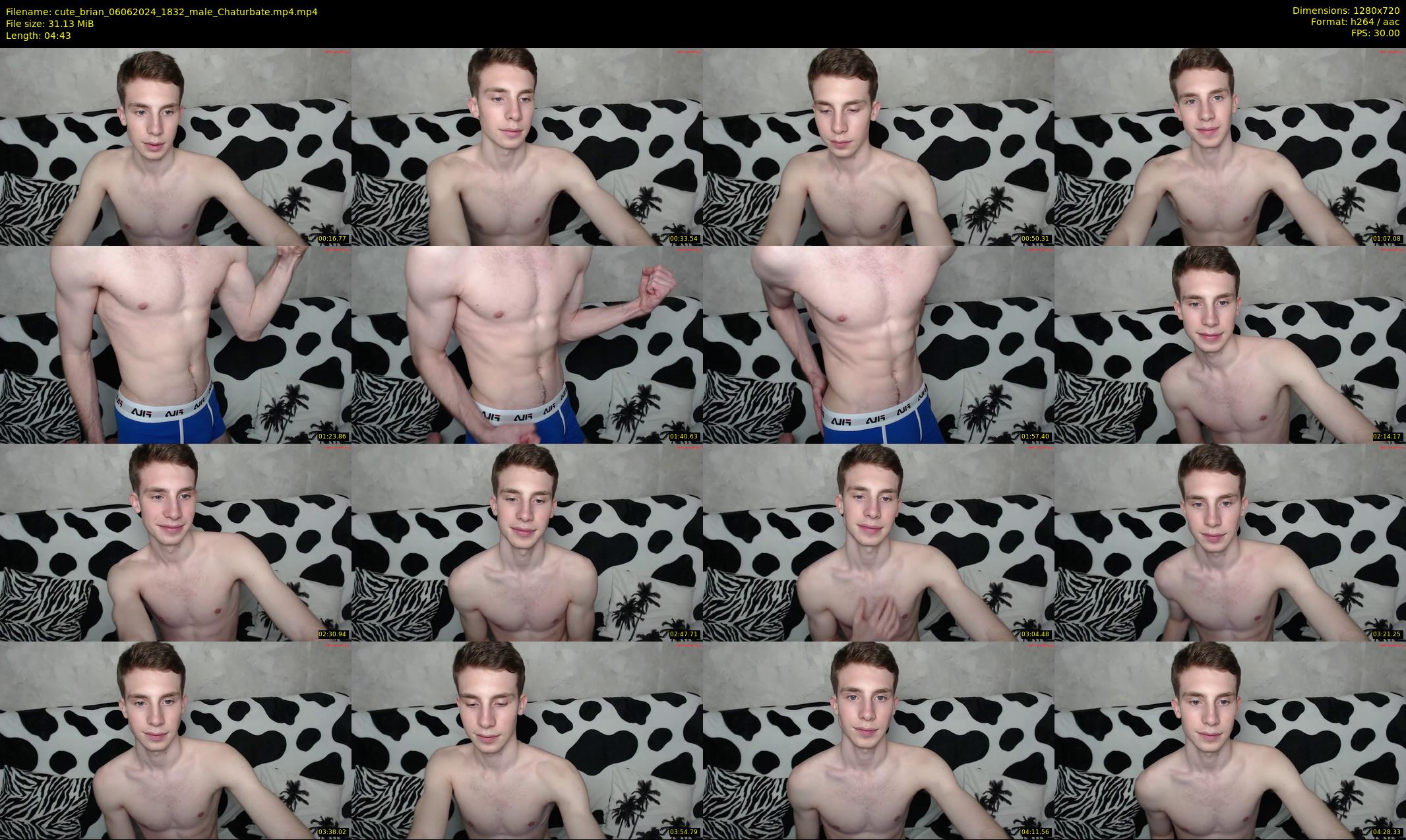 cute_brian — 5 minute Chaturbate male cam show recording, 720p, Jun 6, 2024