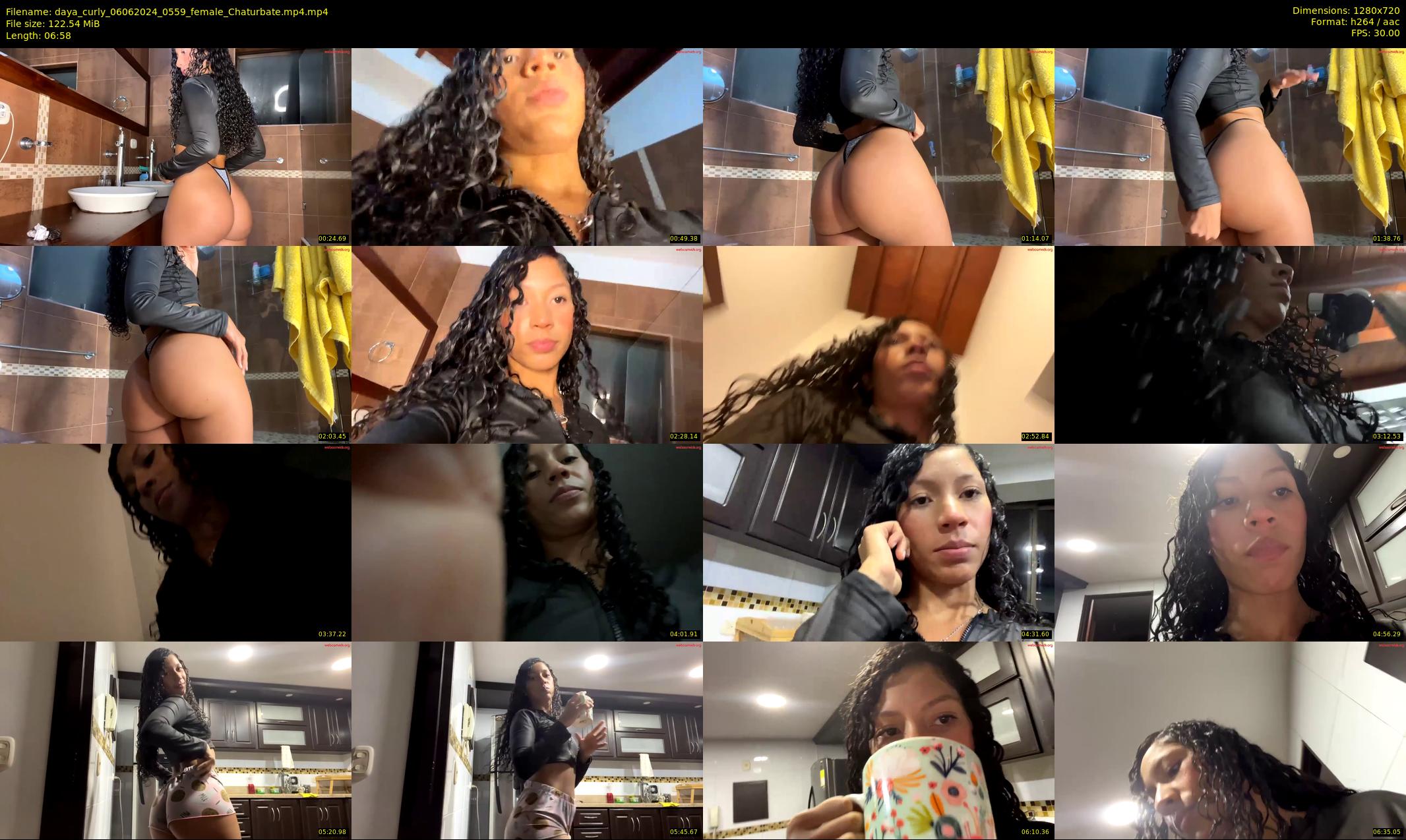 daya_curly — 7 minute Chaturbate female cam show recording, 720p, Jun 6, 2024