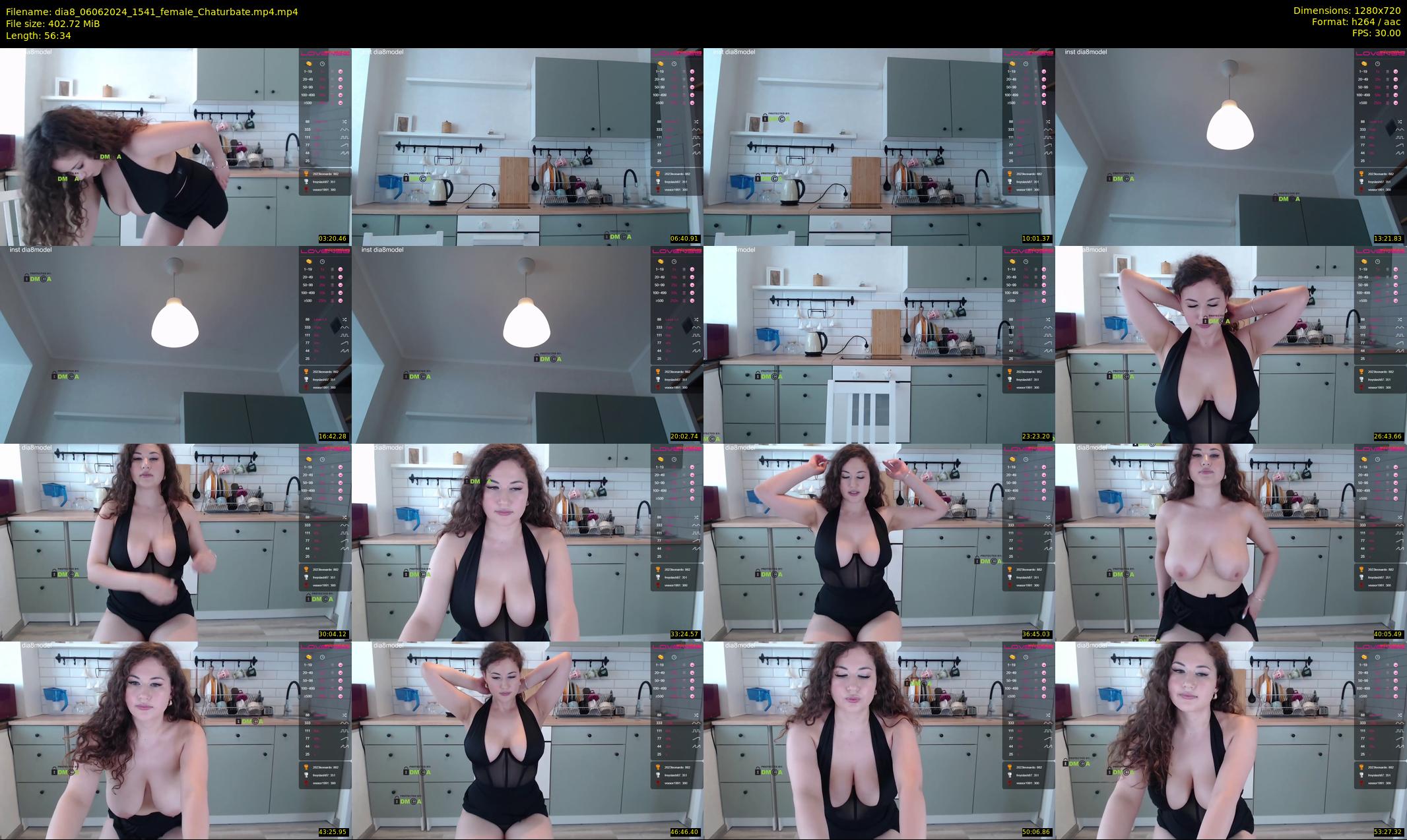 dia8 — 57 minute Chaturbate female cam show recording, 720p, Jun 6, 2024